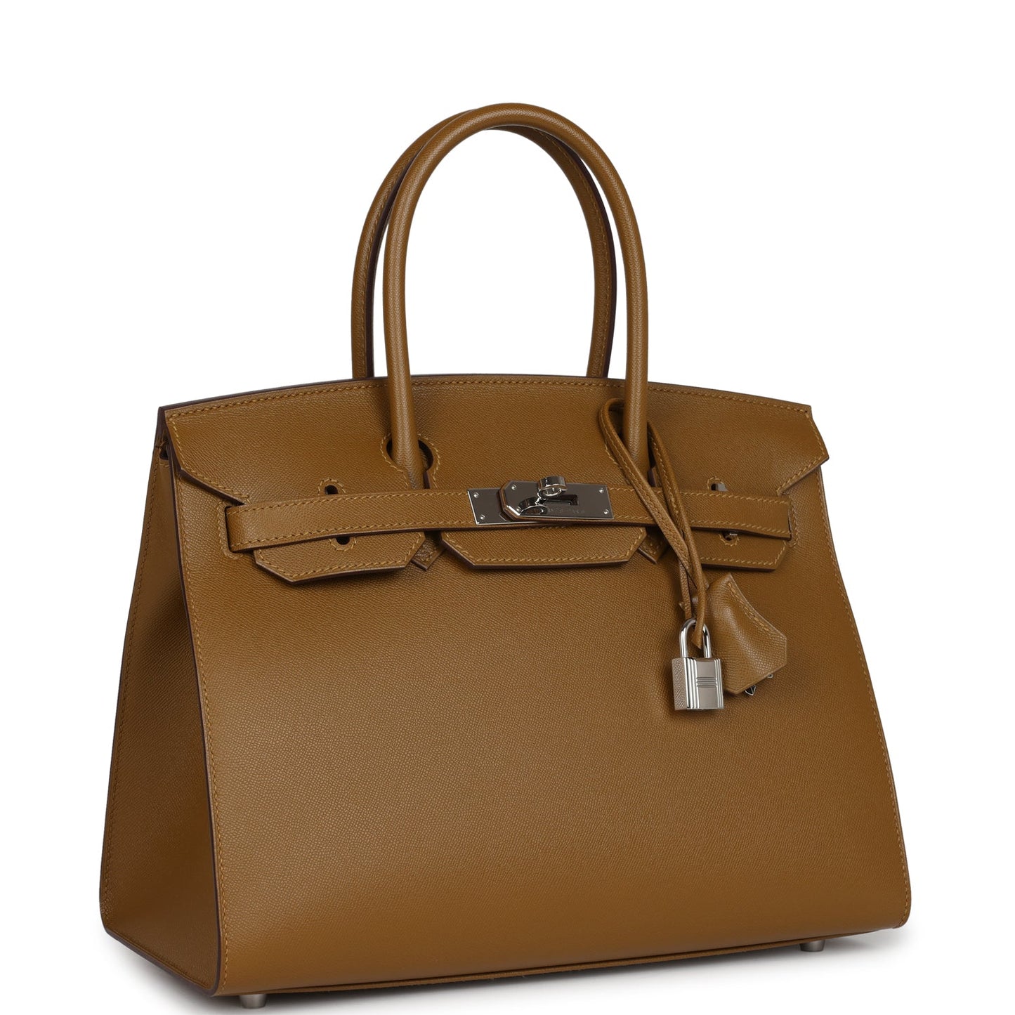 Hermes Birkin Sellier 30 Bronze Dore Madame Palladium Hardware