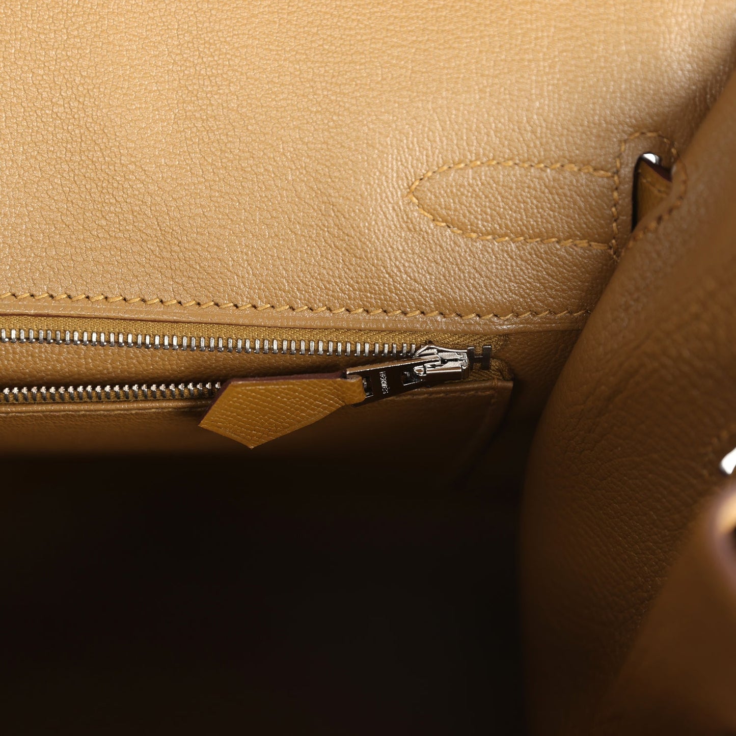 Hermes Birkin Sellier 30 Bronze Dore Madame Palladium Hardware