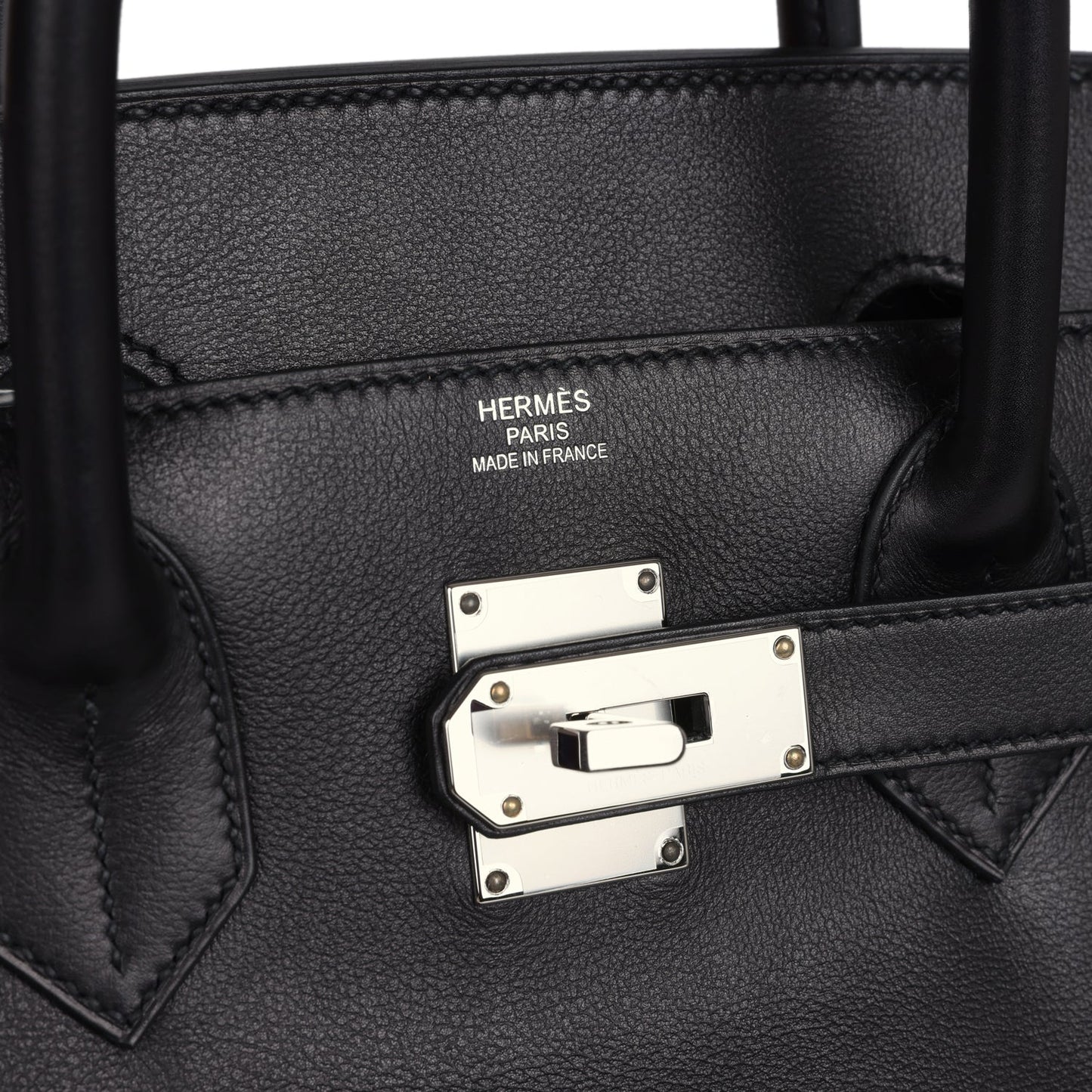 Hermes Birkin 40 HAC 'Rock' Black Evergrain Palladium Hardware