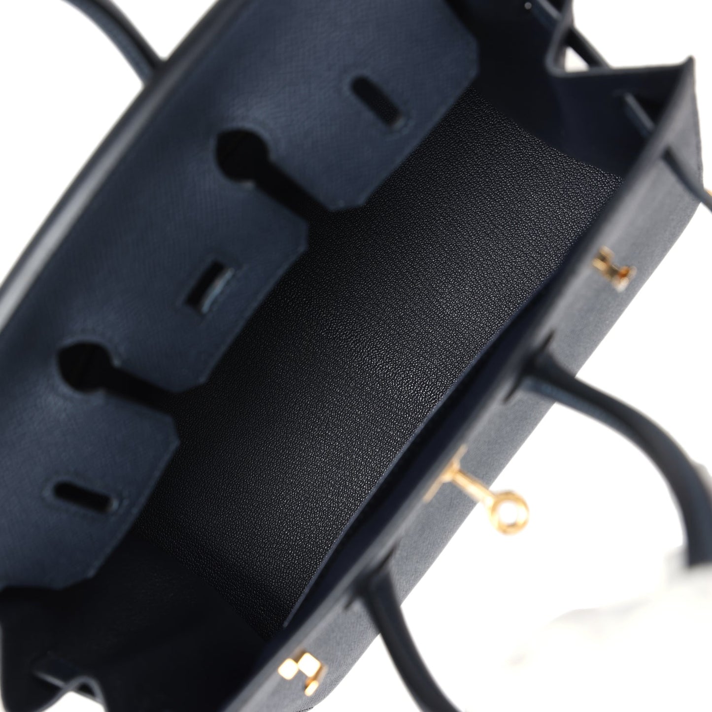 Hermes Birkin Sellier 25 Bleu Indigo Epsom Gold Hardware