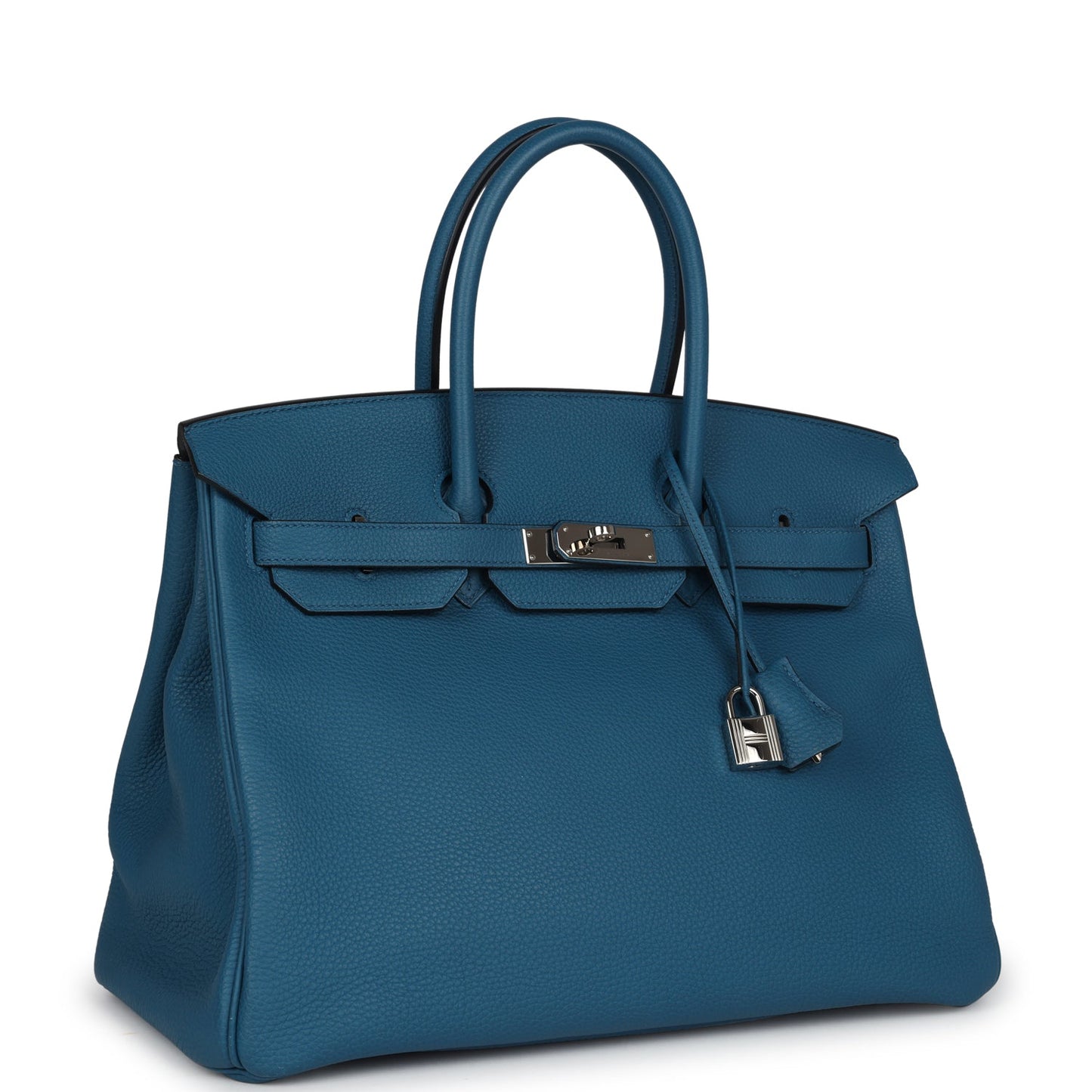 Hermes Birkin 35 Cobalt Togo Palladium Hardware