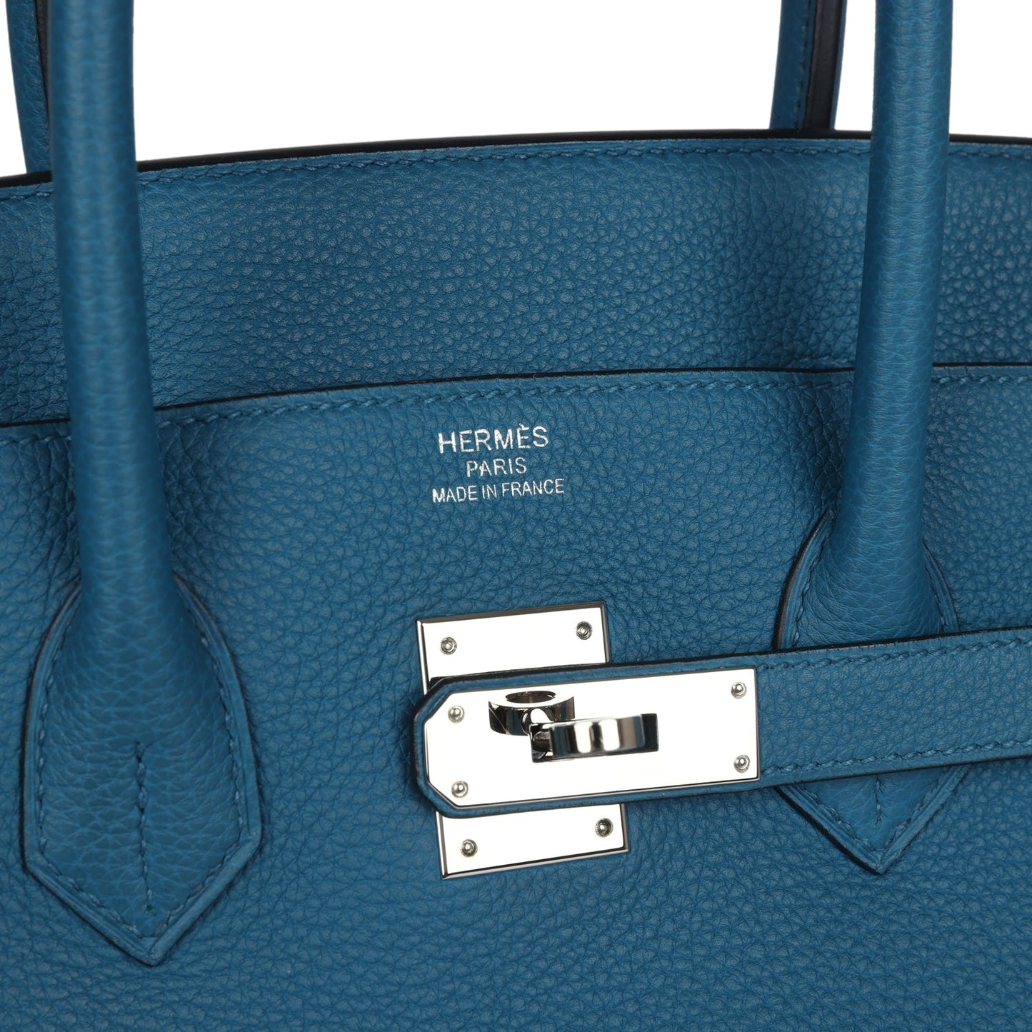 Hermes Birkin 35 Cobalt Togo Palladium Hardware