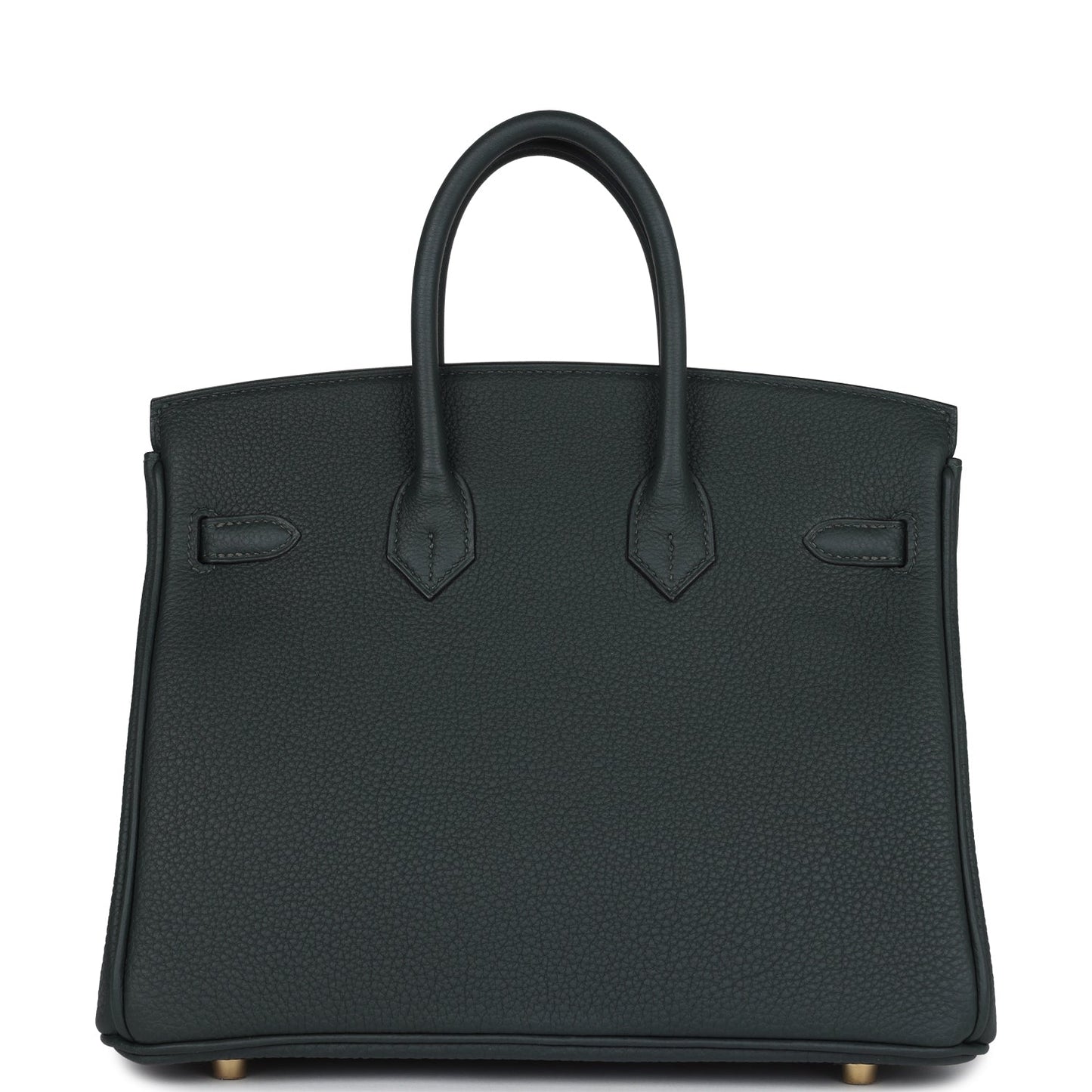 Hermes Birkin 25 Vert Fonce Togo Gold Hardware