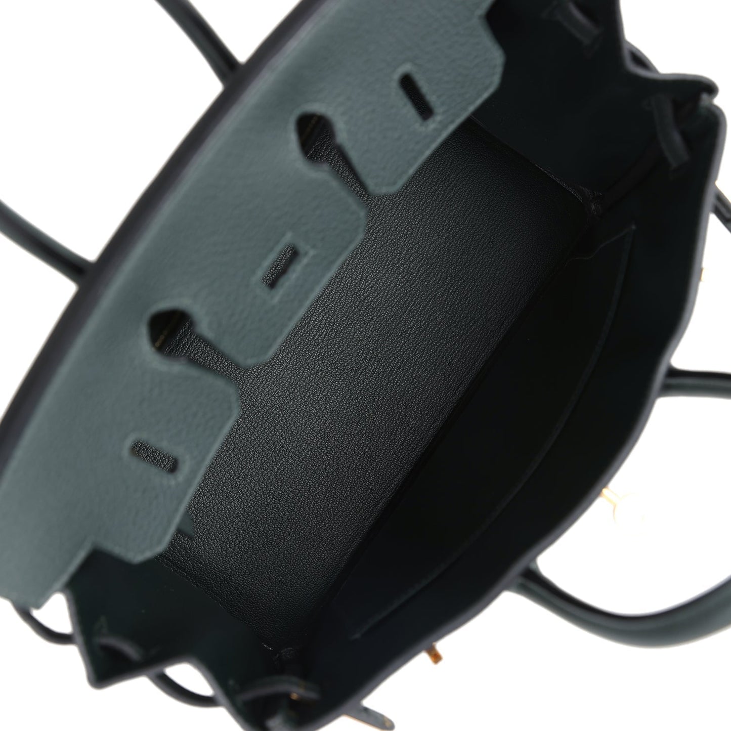 Hermes Birkin 25 Vert Fonce Togo Gold Hardware