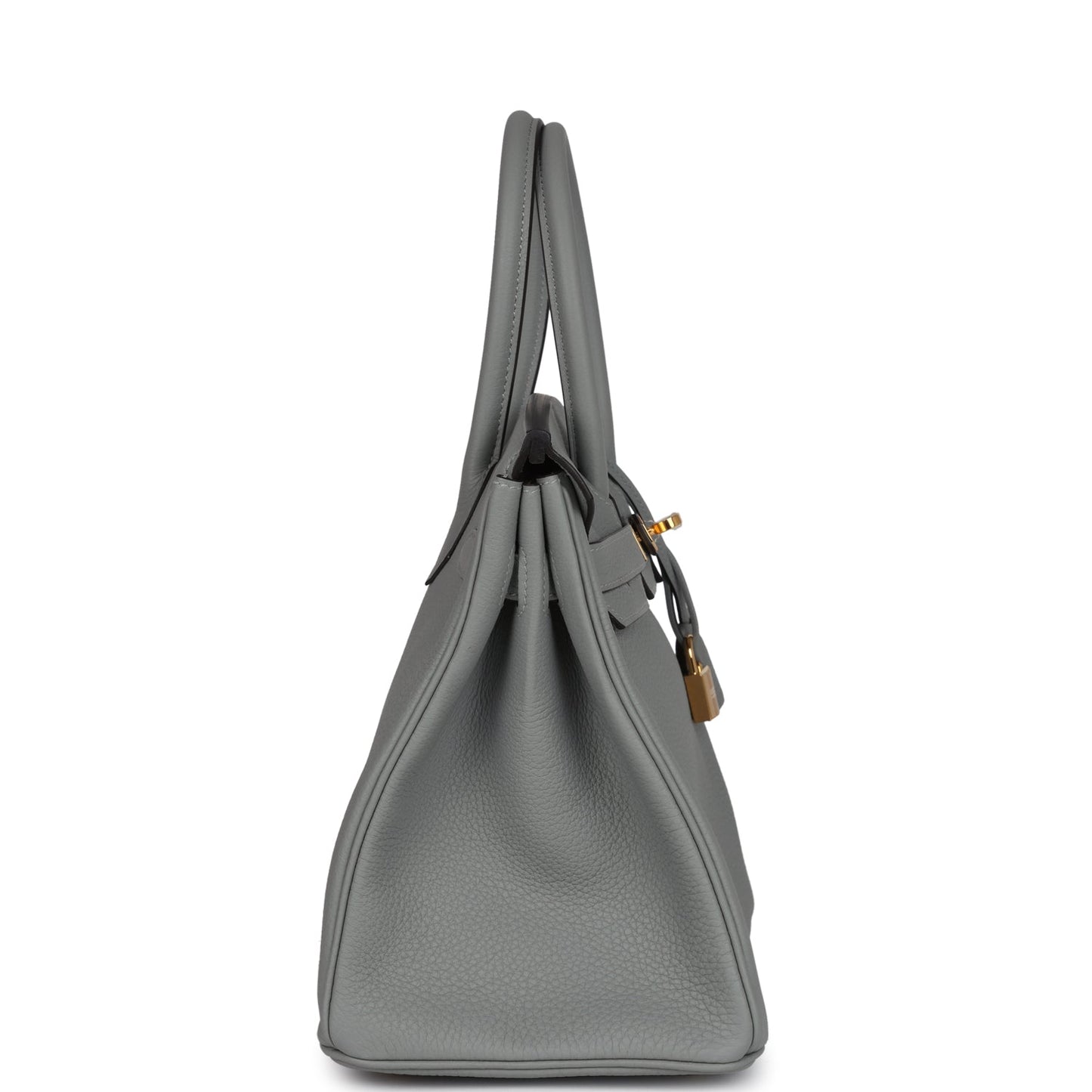 Hermes Birkin 30 Gris Mouette Togo Gold Hardware