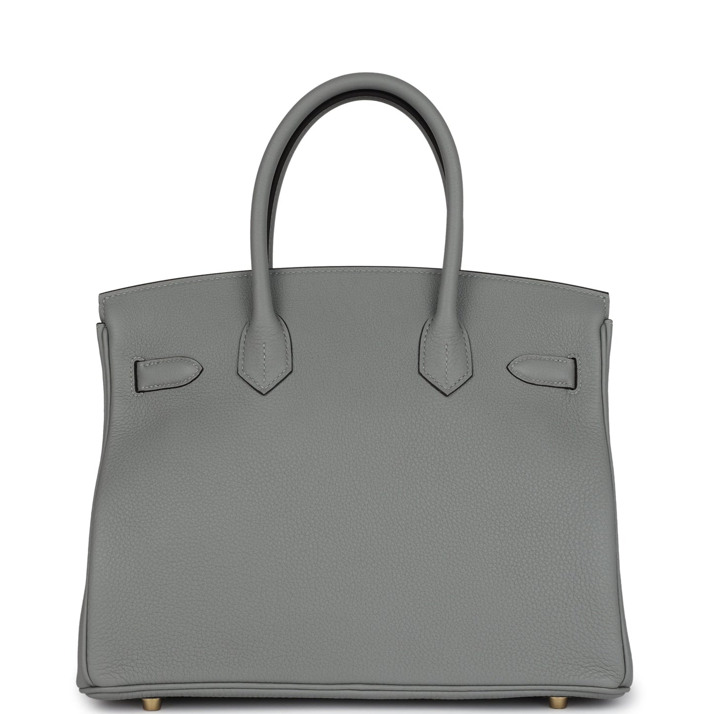 Hermes Birkin 30 Gris Mouette Togo Gold Hardware