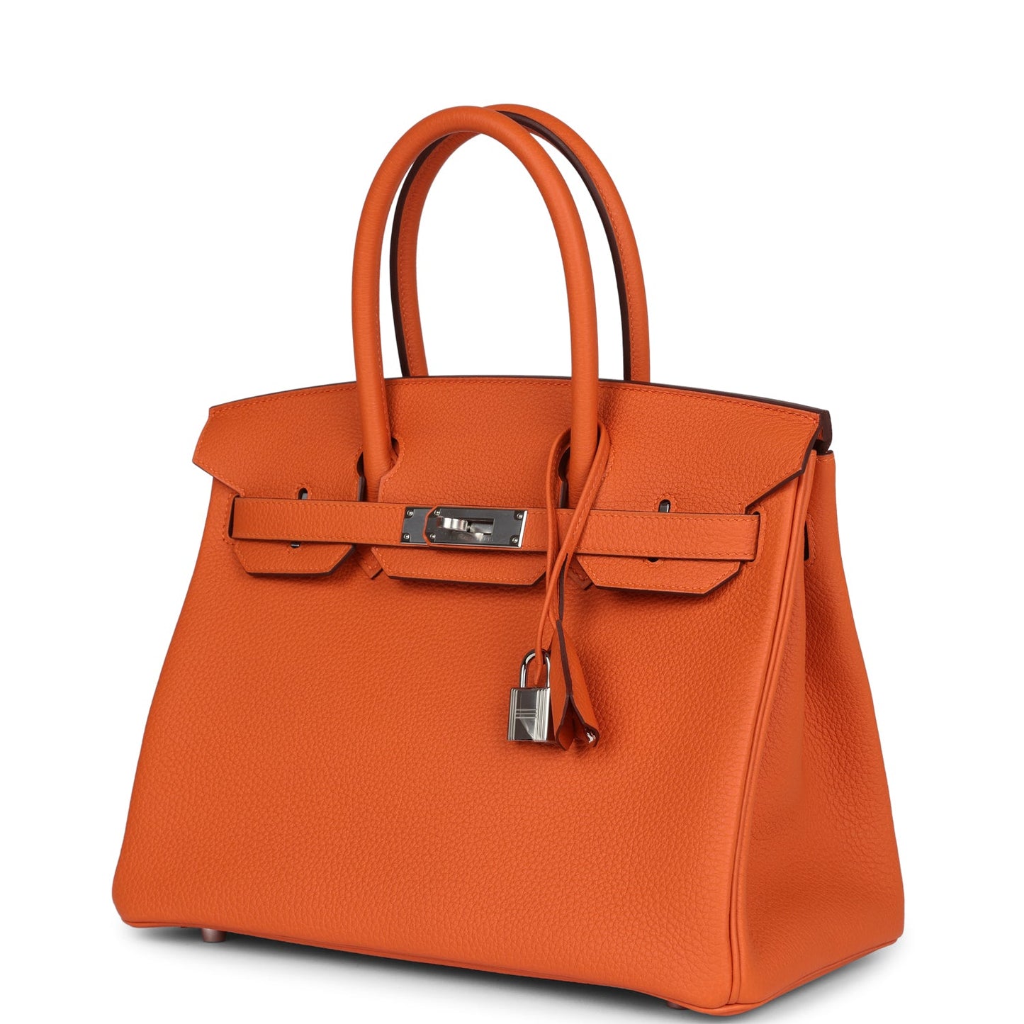 Hermes Birkin 30 Orange Togo Palladium Hardware
