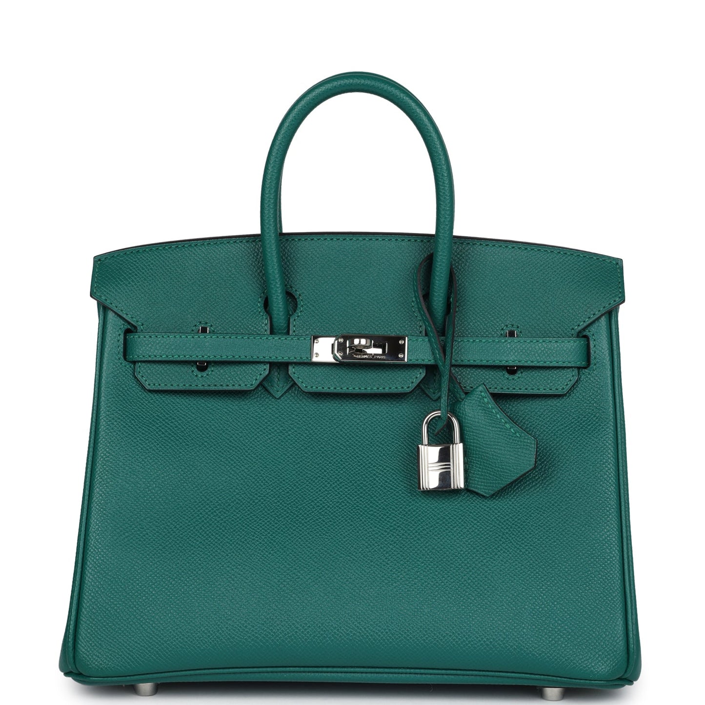 Hermes Birkin 25 Malachite Epsom Palladium Hardware