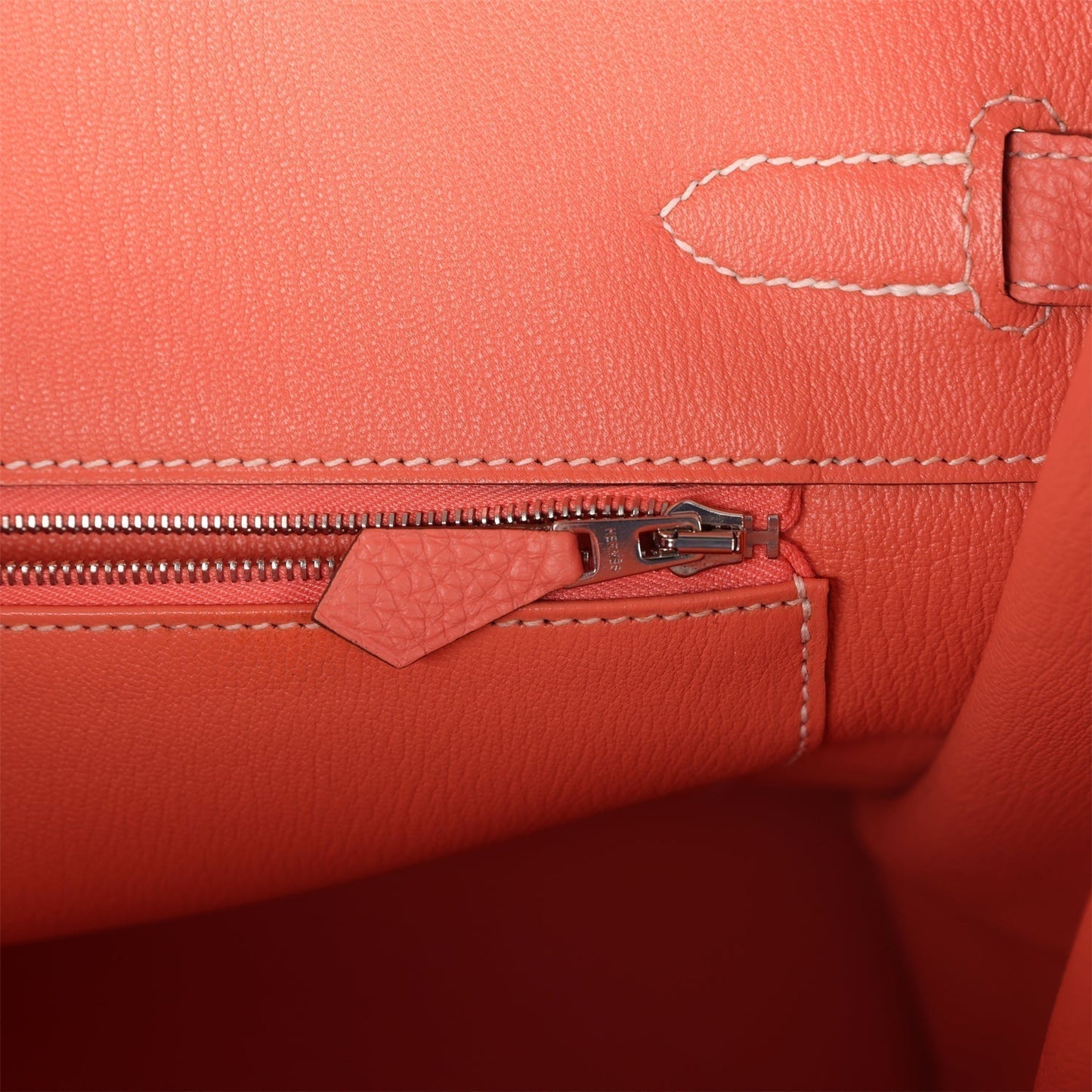 Hermes Birkin 35 Crevette Clemence Palladium Hardware