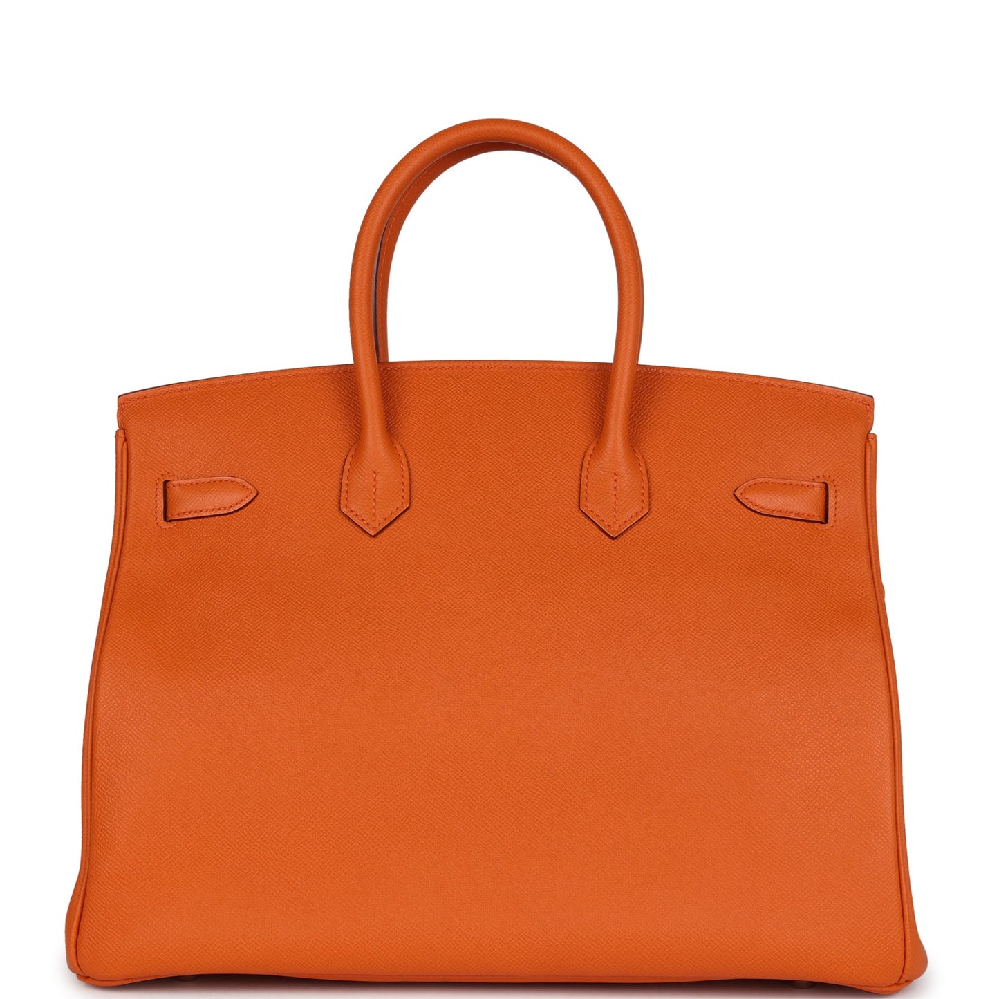 Hermes Birkin 35 Orange Epsom Palladium Hardware