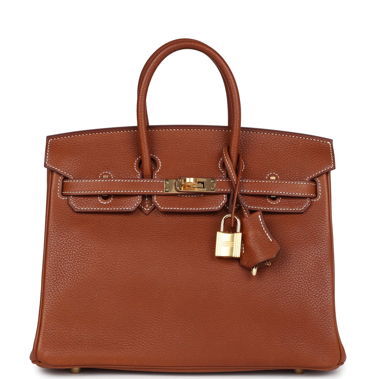 Hermes Birkin 25 Fauve Barenia Faubourg Gold Hardware