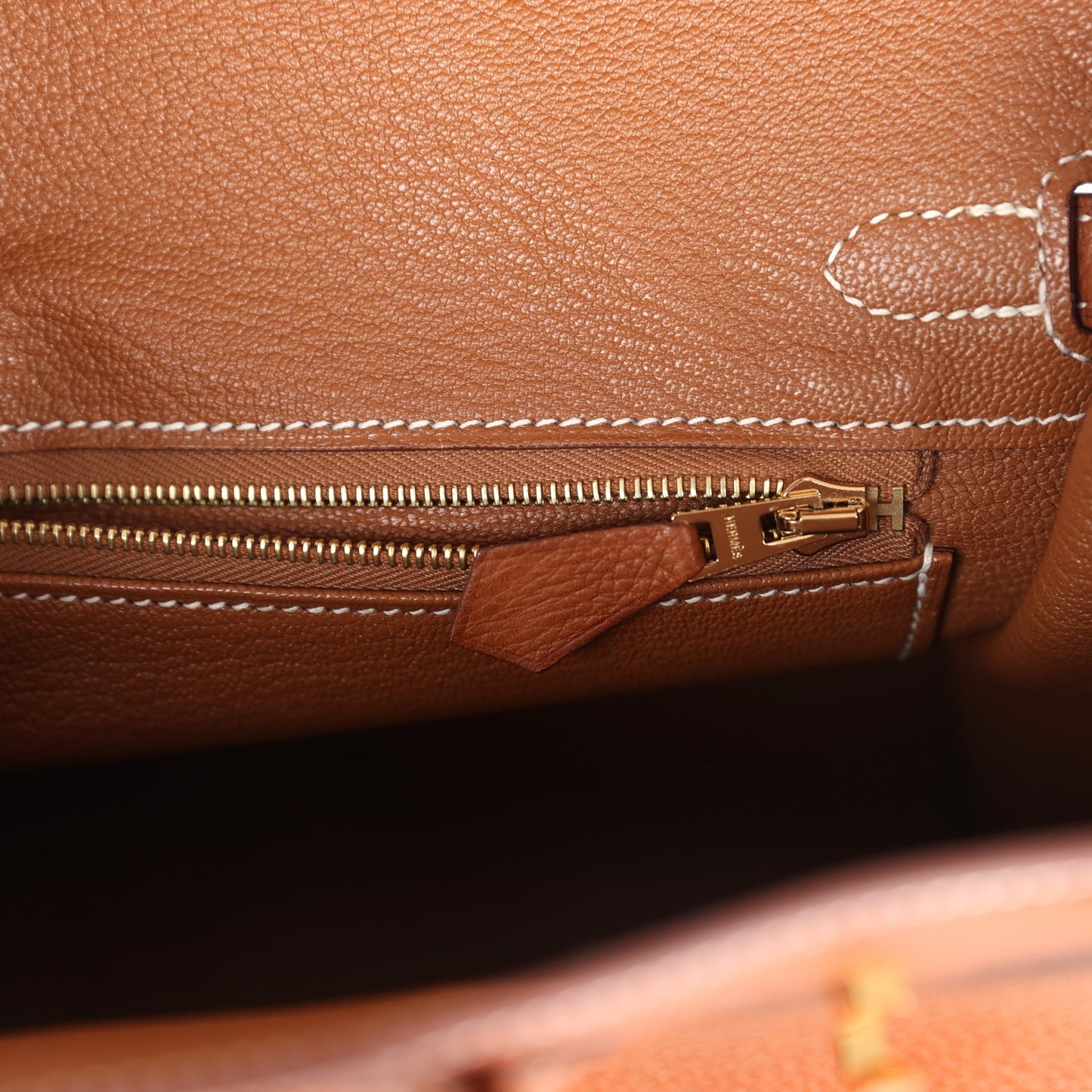 Hermes Birkin 25 Fauve Barenia Faubourg Gold Hardware