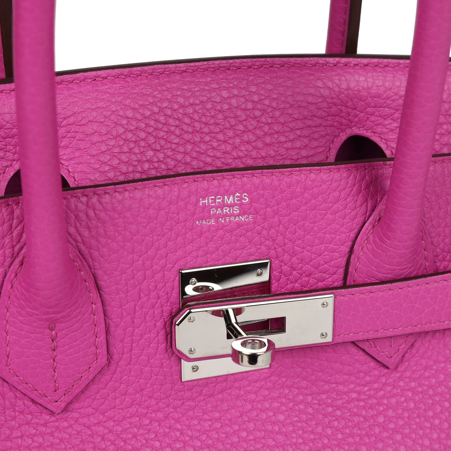 Hermes Birkin 30 Magnolia Clemence Palladium Hardware