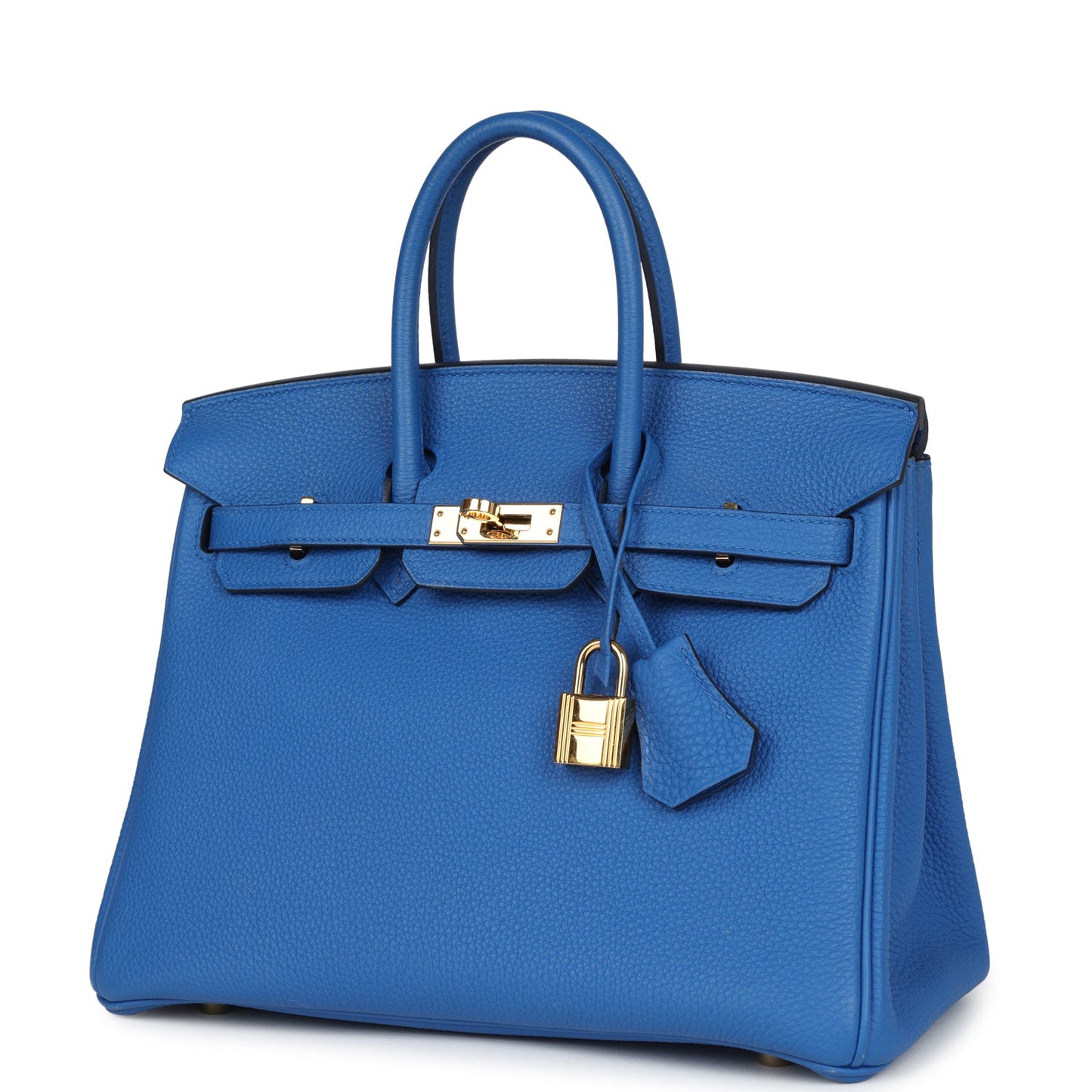 Hermes Birkin 25 Bleu Zellige Togo Gold Hardware