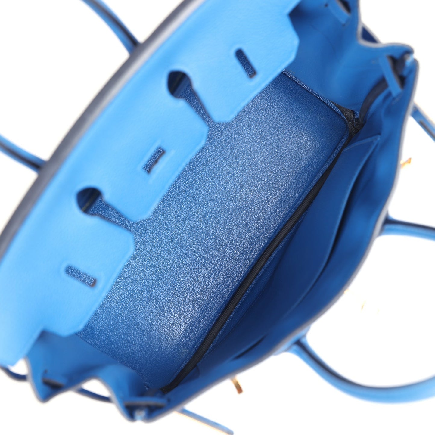 Hermes Birkin 25 Bleu Zellige Togo Gold Hardware