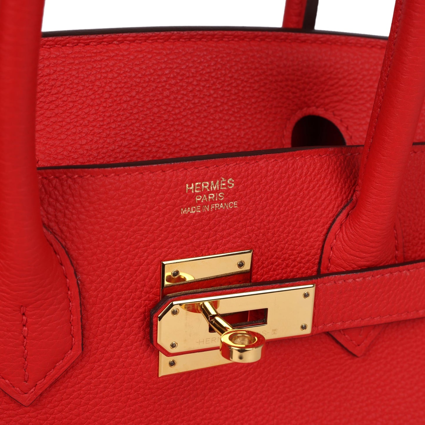 Hermes Birkin 30 Rouge de Coeur Togo Gold Hardware