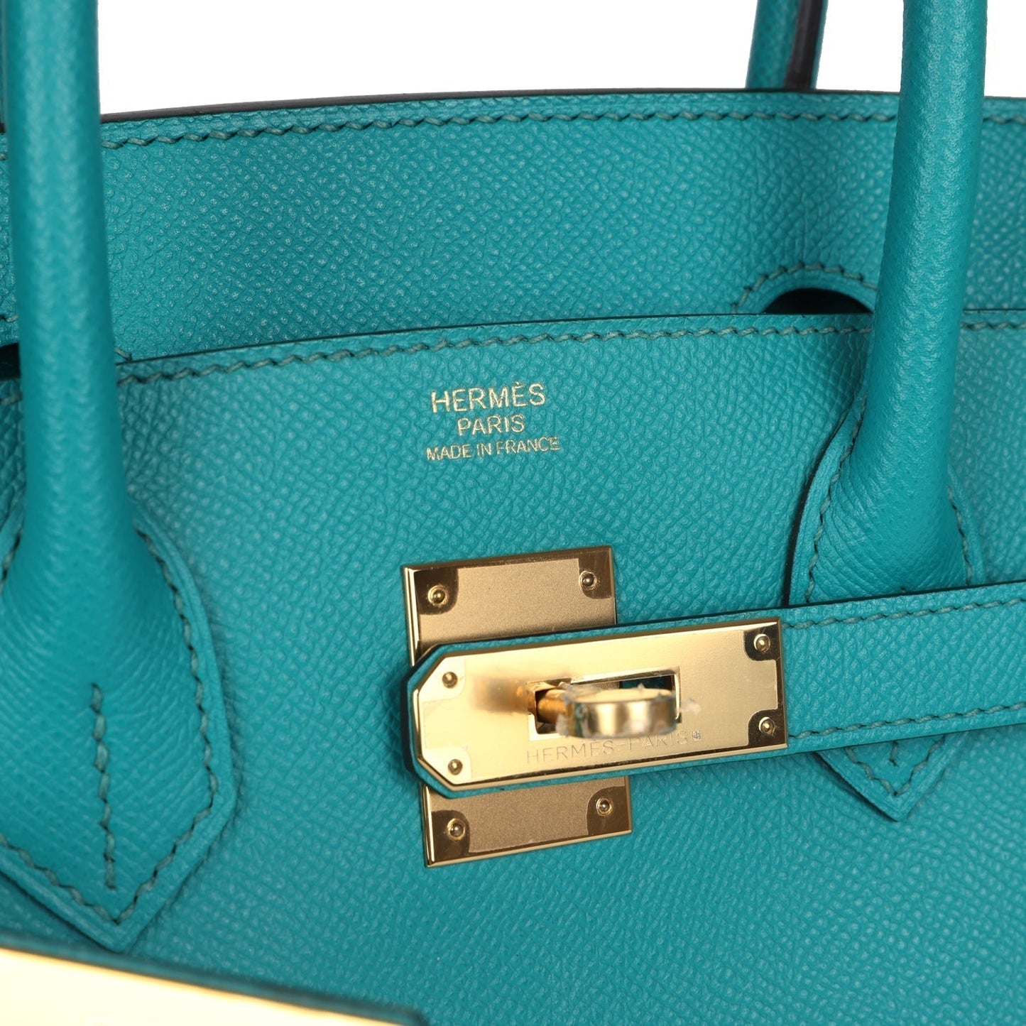 Hermes Birkin 30 Bleu Paon Epsom Gold Hardware