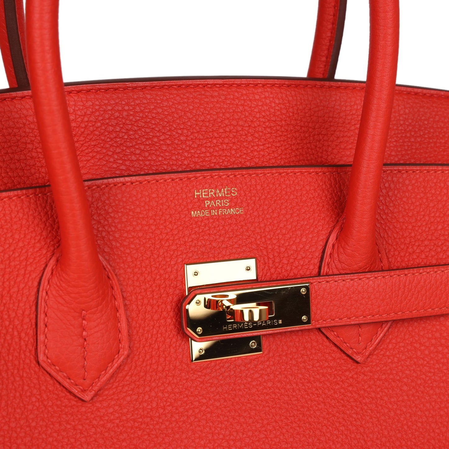 Hermes Birkin 35 Capucine Togo Gold Hardware