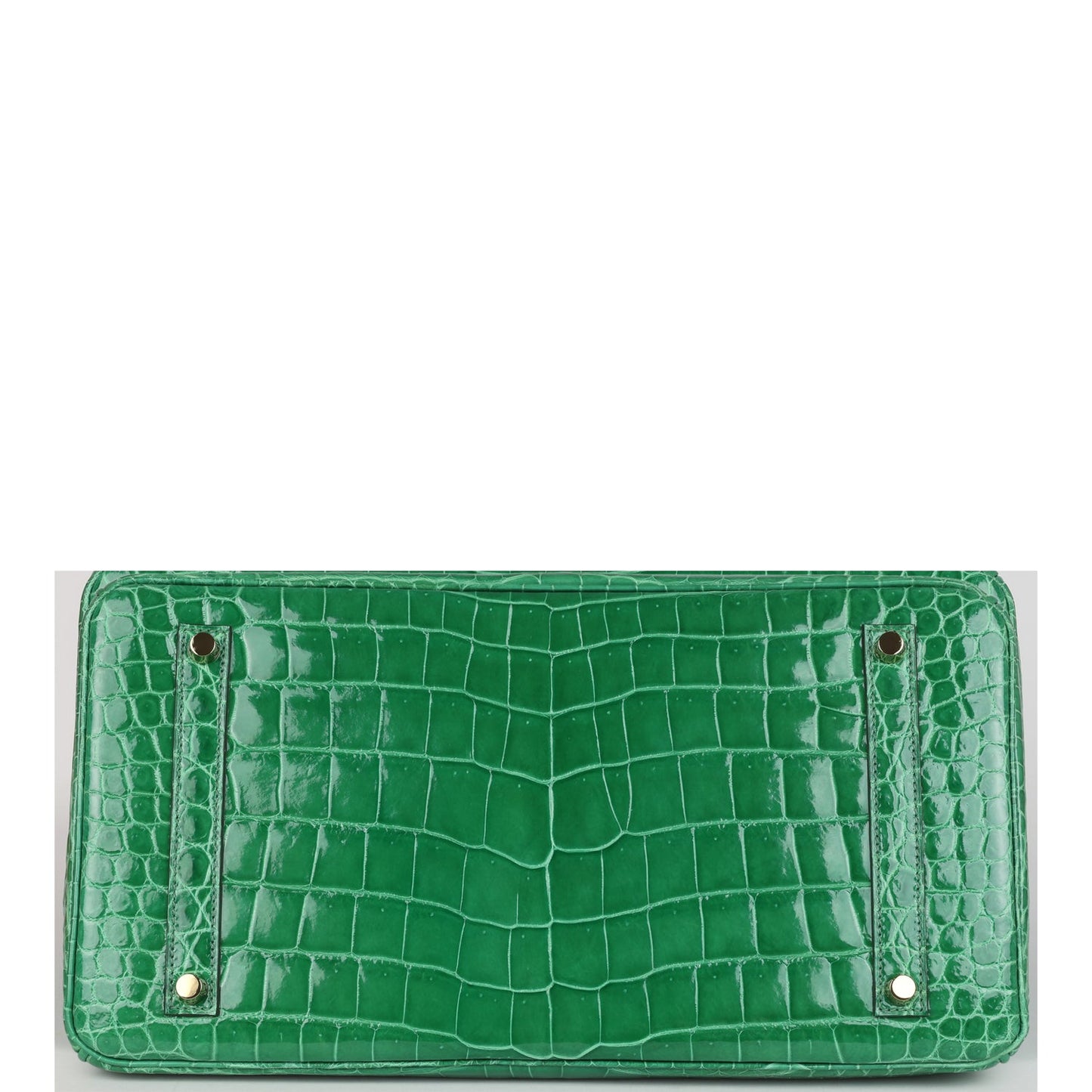 Hermes Birkin 35 Cactus Shiny Porosus Crocodile Gold Hardware