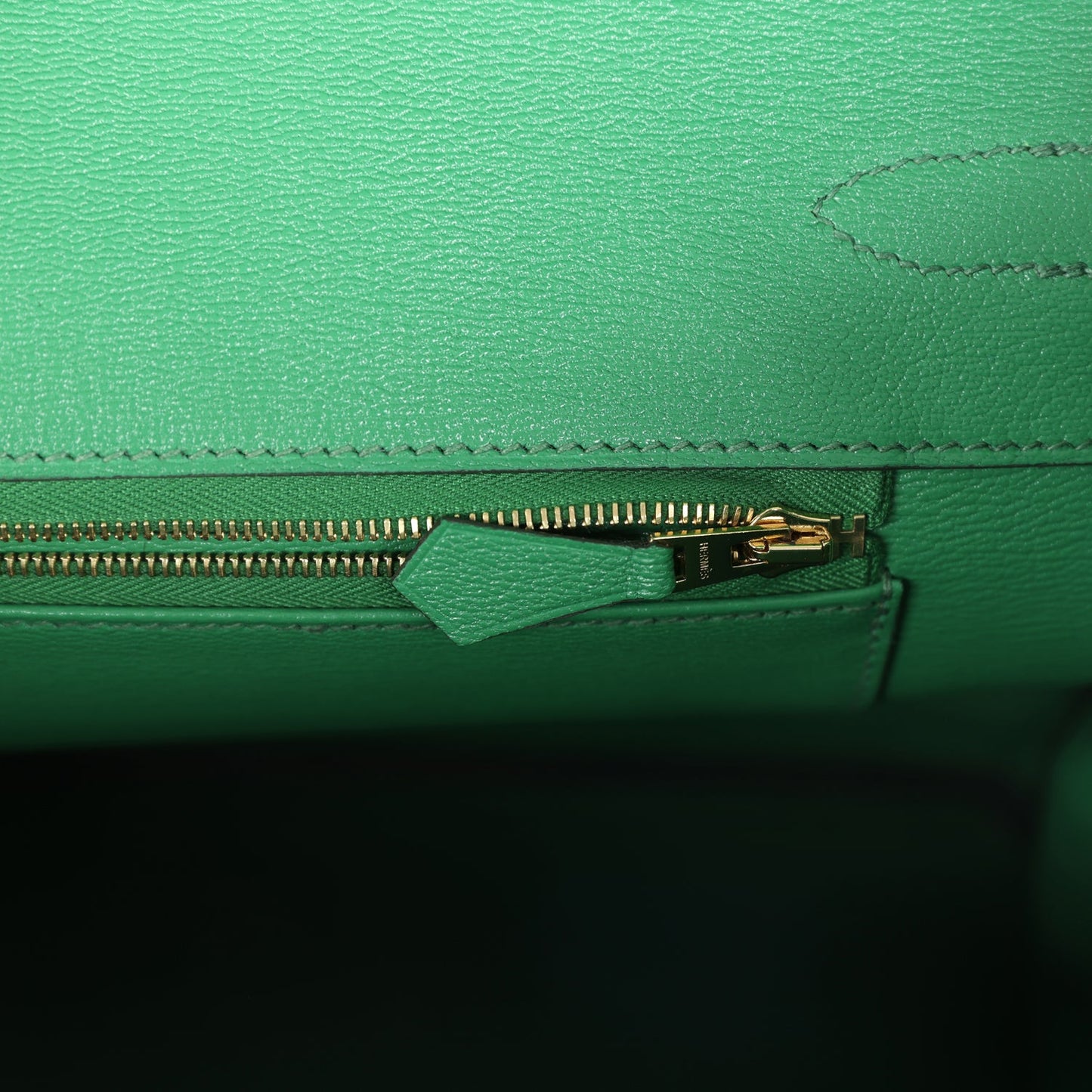 Hermes Birkin 35 Cactus Shiny Porosus Crocodile Gold Hardware