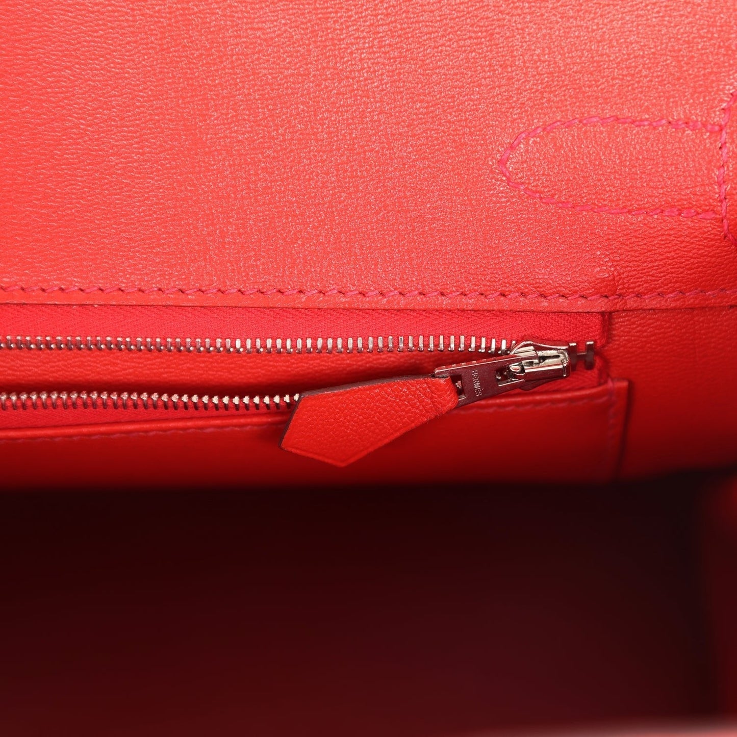 Hermes Birkin 30 Geranium Shiny Niloticus Crocodile Palladium Hardware