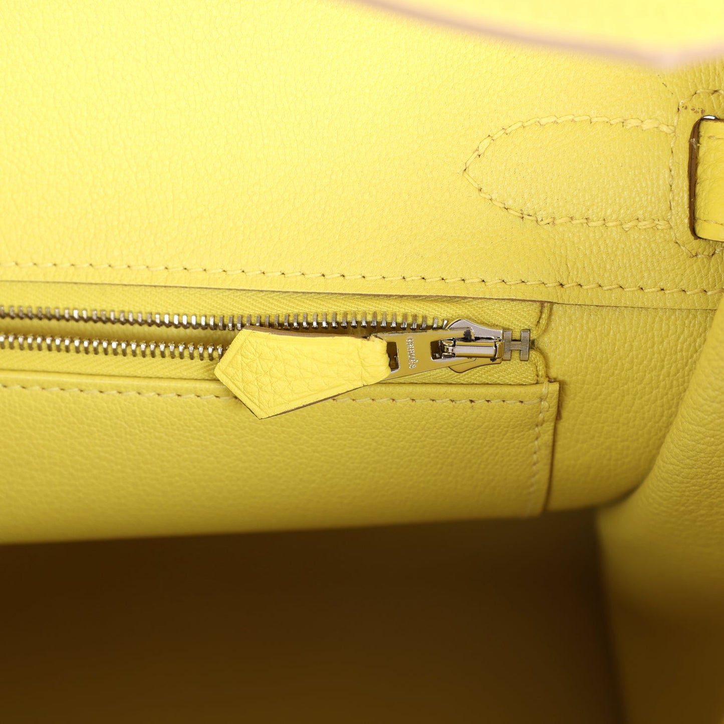 Hermes Birkin 30 Lime Clemence Palladium Hardware