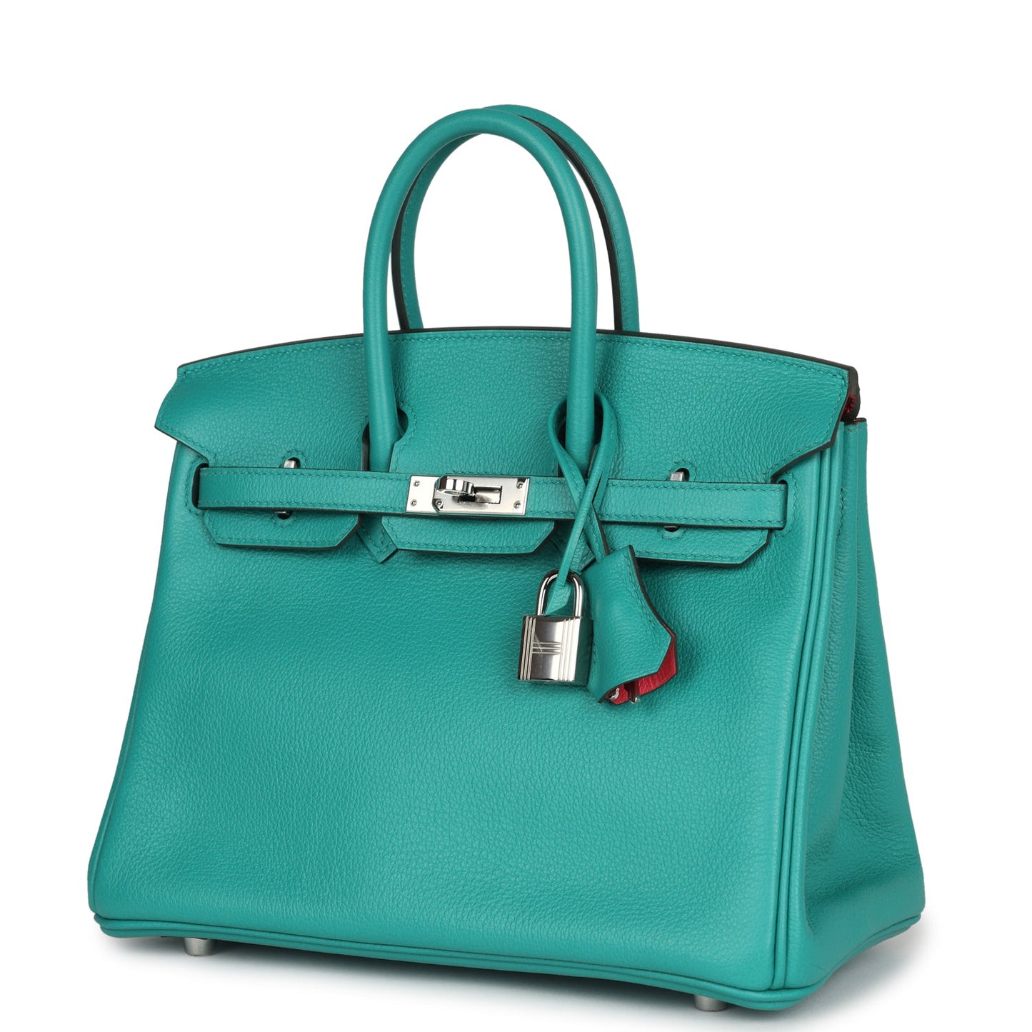 Hermes Birkin 25 Vert Verone Verso Novillo Palladium Hardware