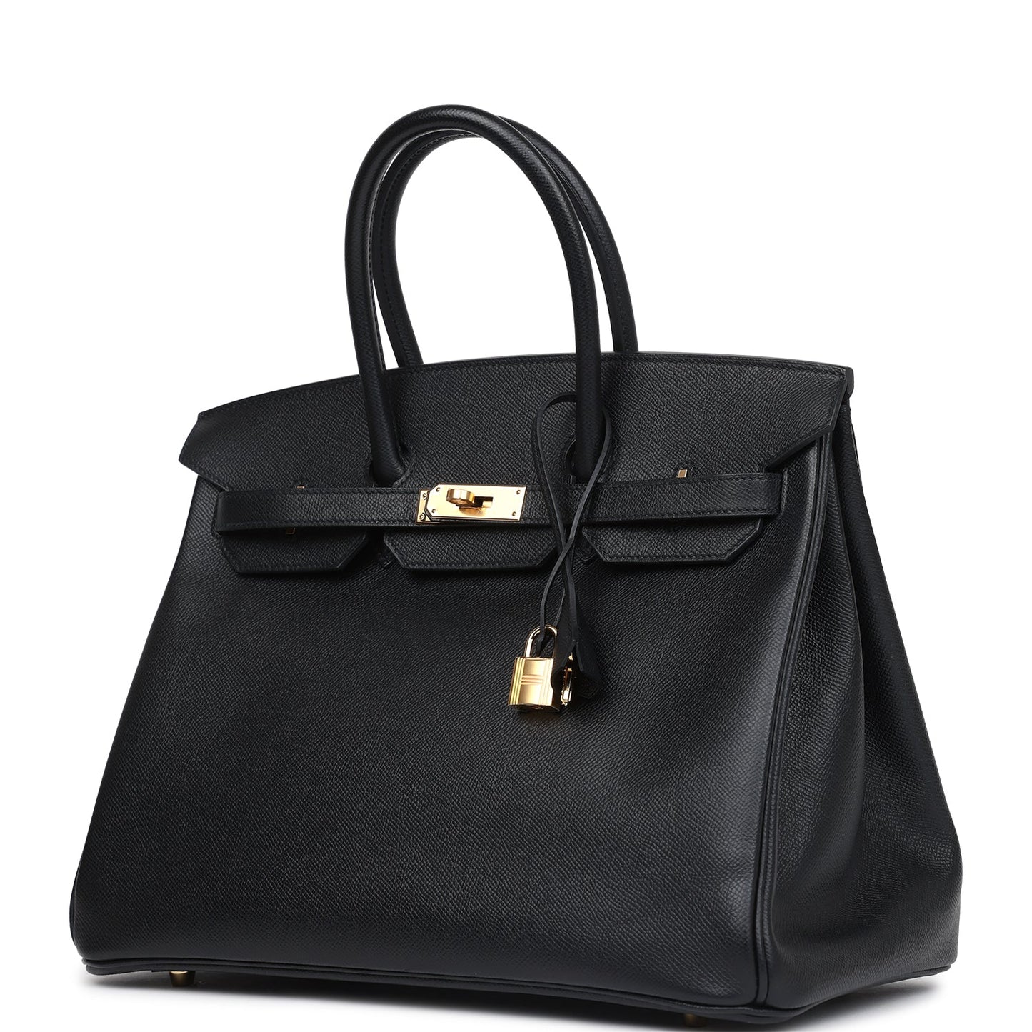 Hermes Birkin 35 Black Epsom Gold Hardware