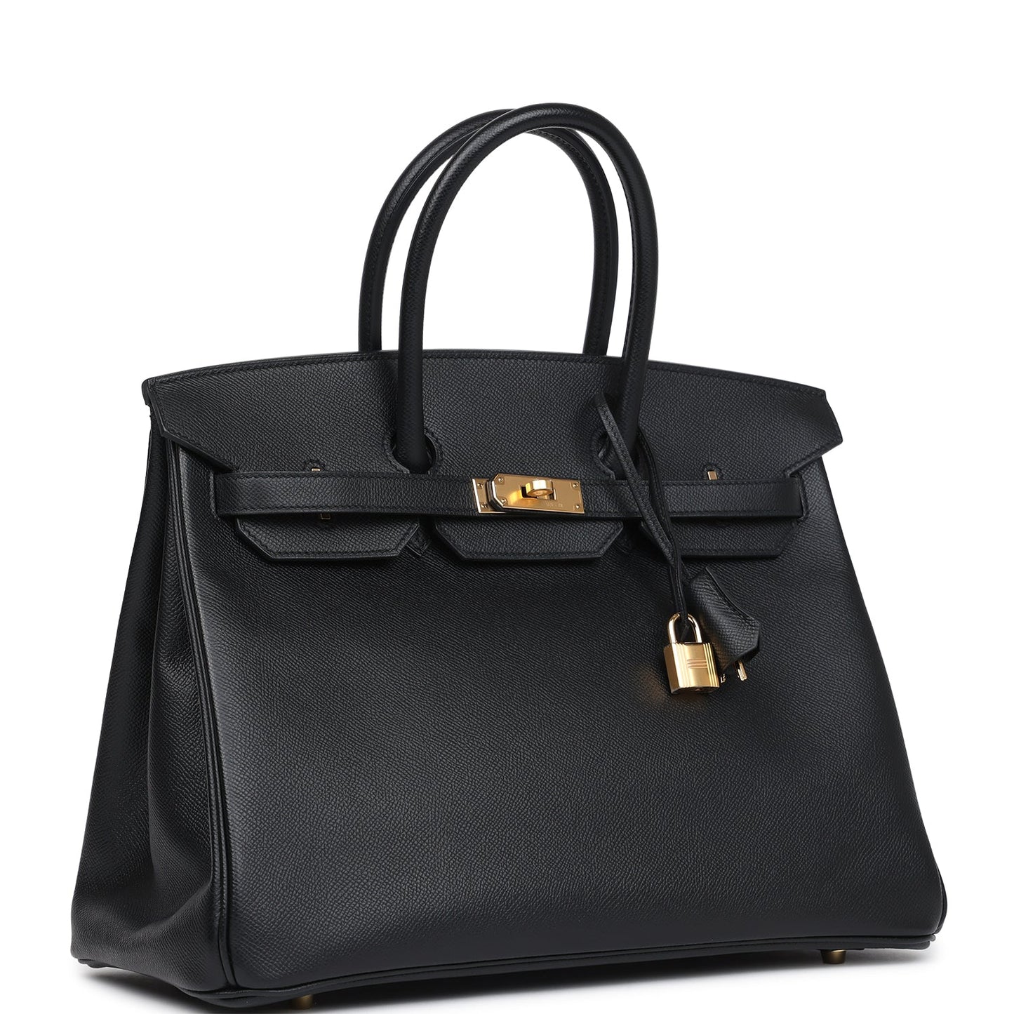 Hermes Birkin 35 Black Epsom Gold Hardware