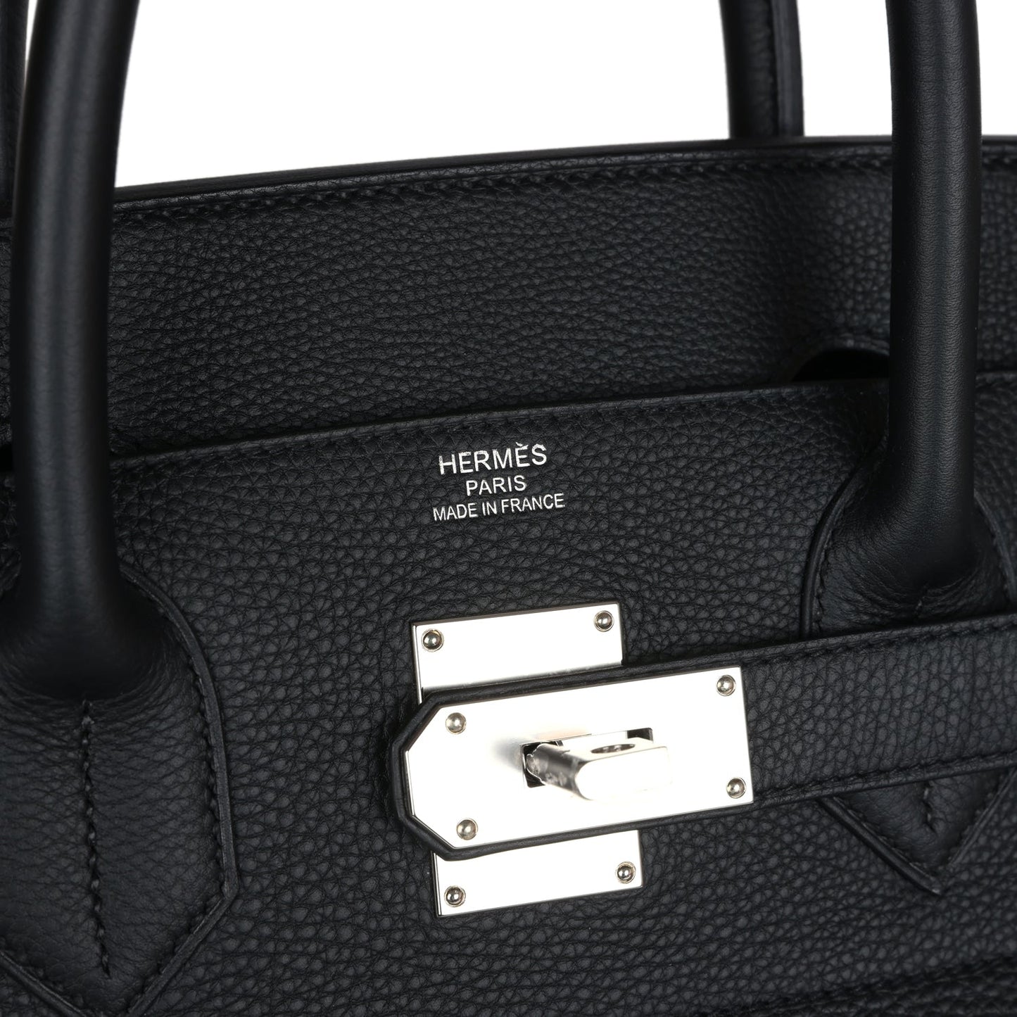 Hermes HAC Birkin 40 Black Togo Palladium Hardware