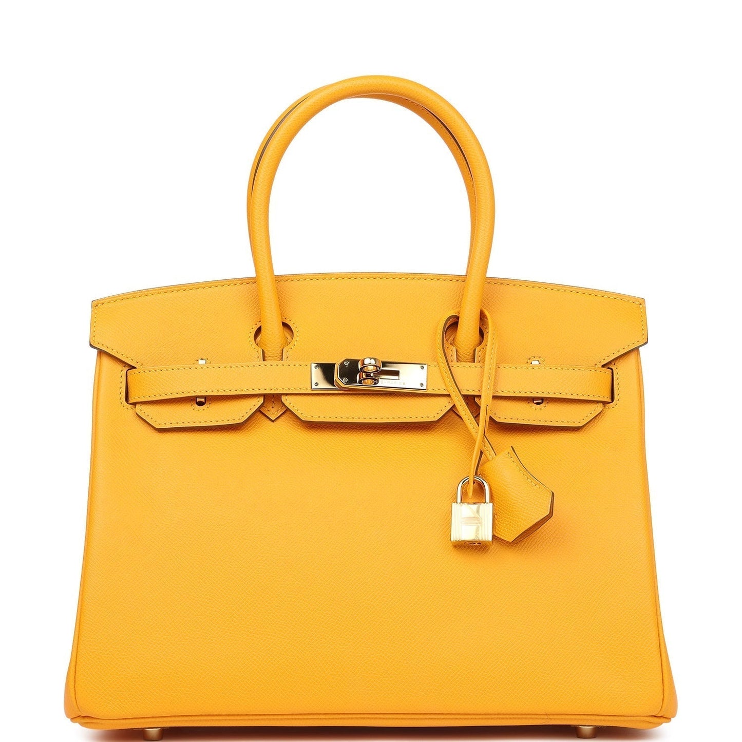 Hermes Birkin 30 Jaune D'or Epsom Gold Hardware