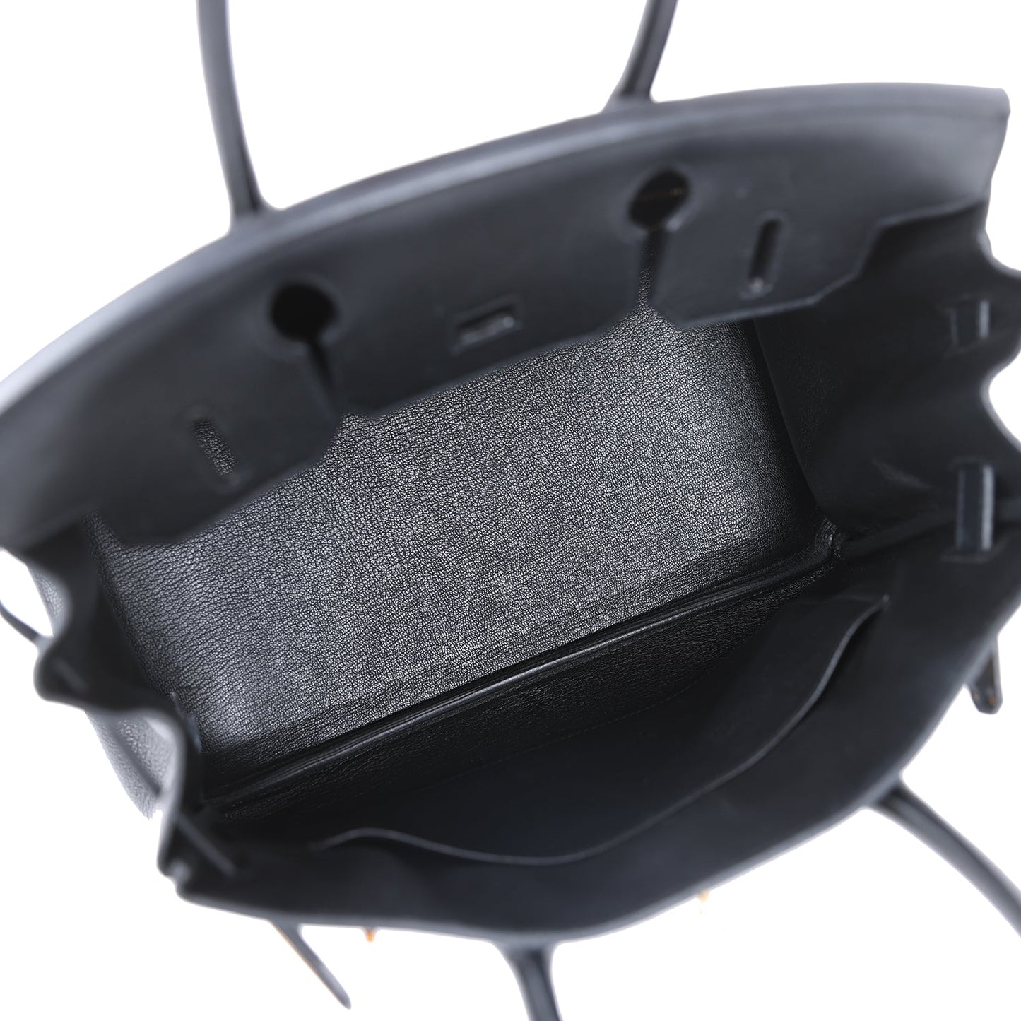 Hermes Birkin 30 Black Novillo Gold Hardware