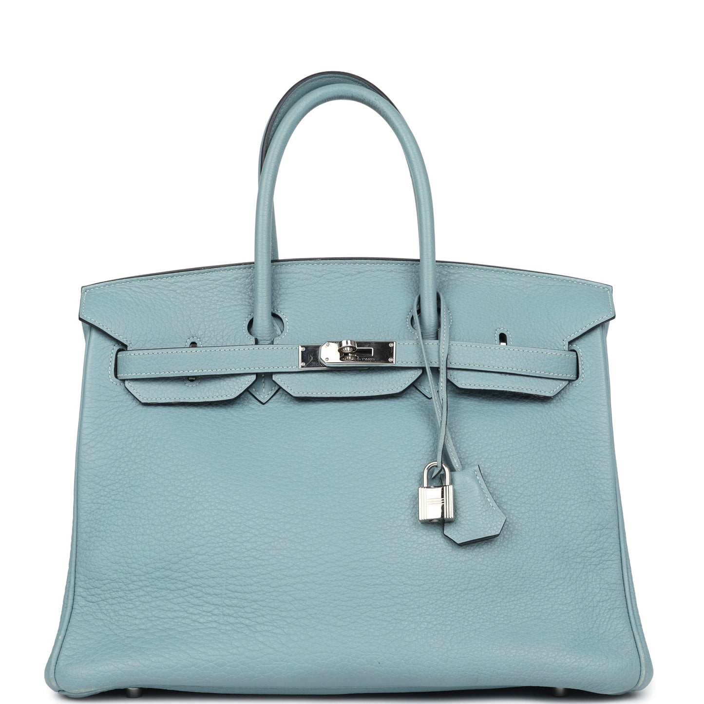 Hermes Birkin 35 Ciel Togo Palladium Hardware