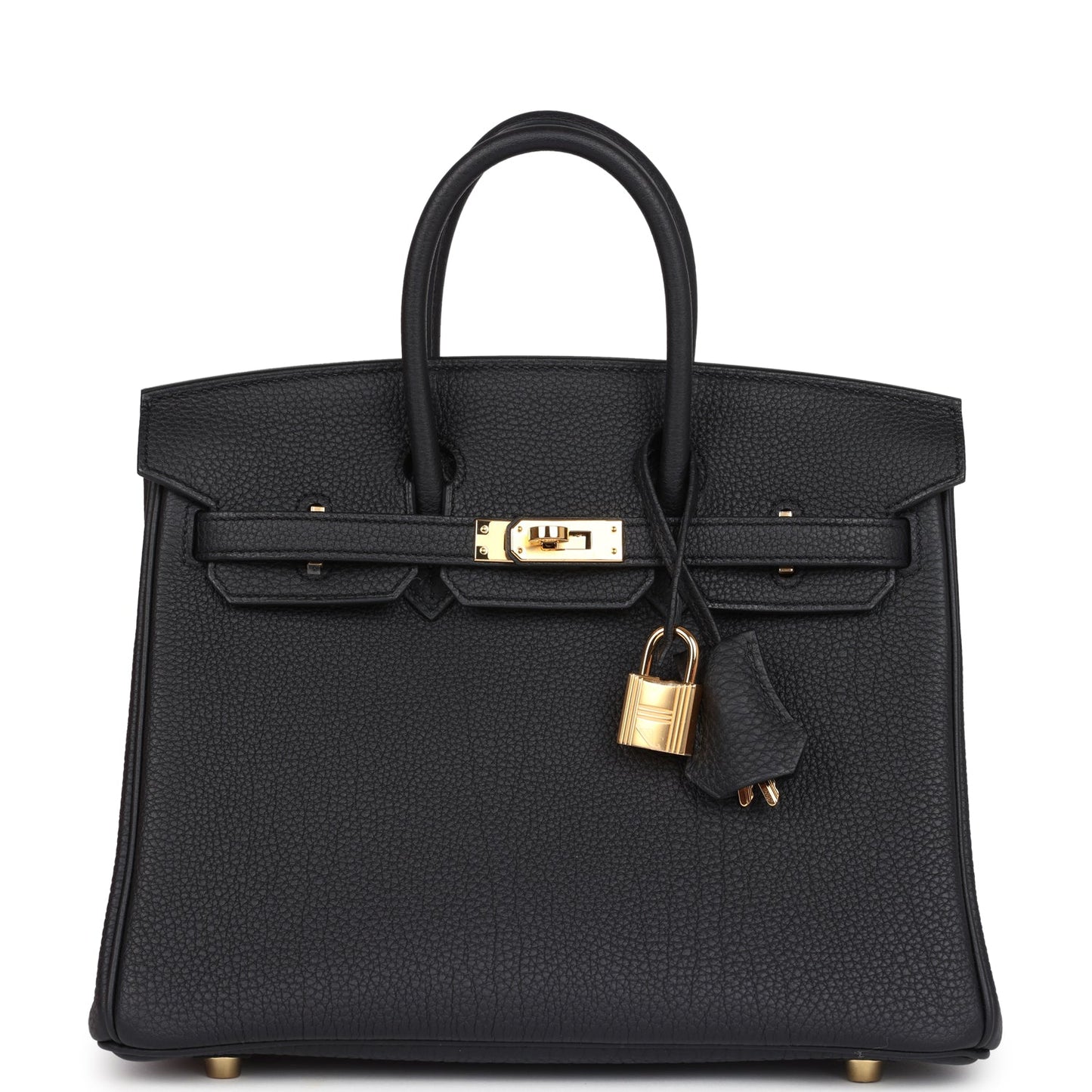 Hermes Birkin 25 Black Togo Gold Hardware