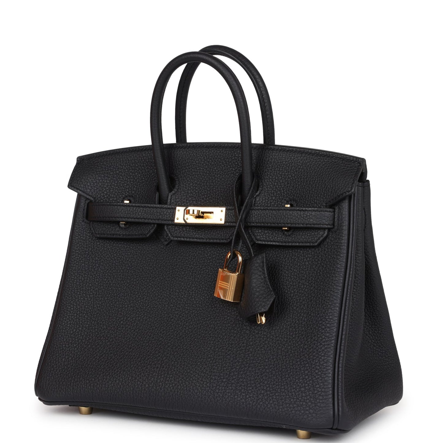 Hermes Birkin 25 Black Togo Gold Hardware