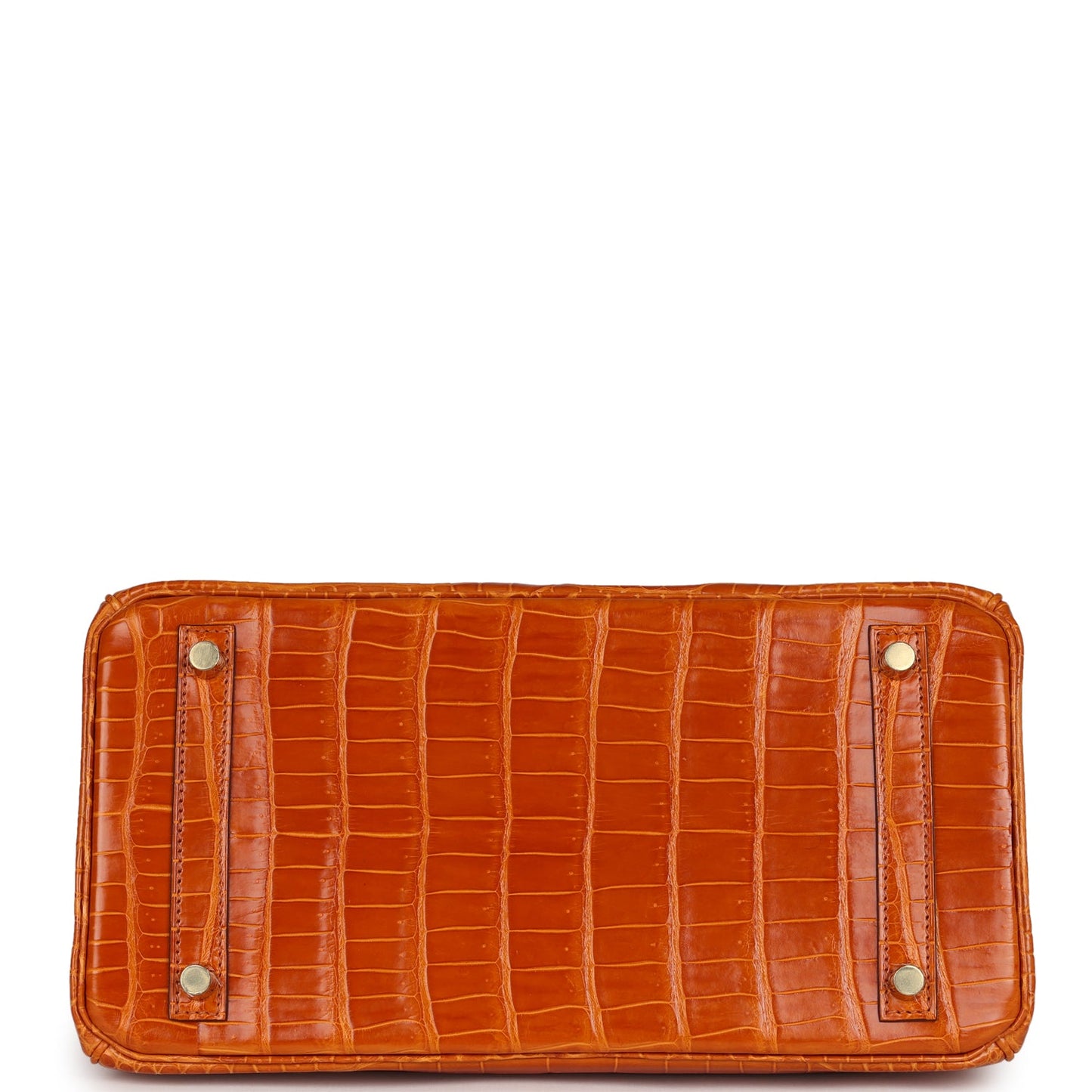 Hermes Birkin 30 Pain D' Epice Shiny Porosus Crocodile Gold Hardware