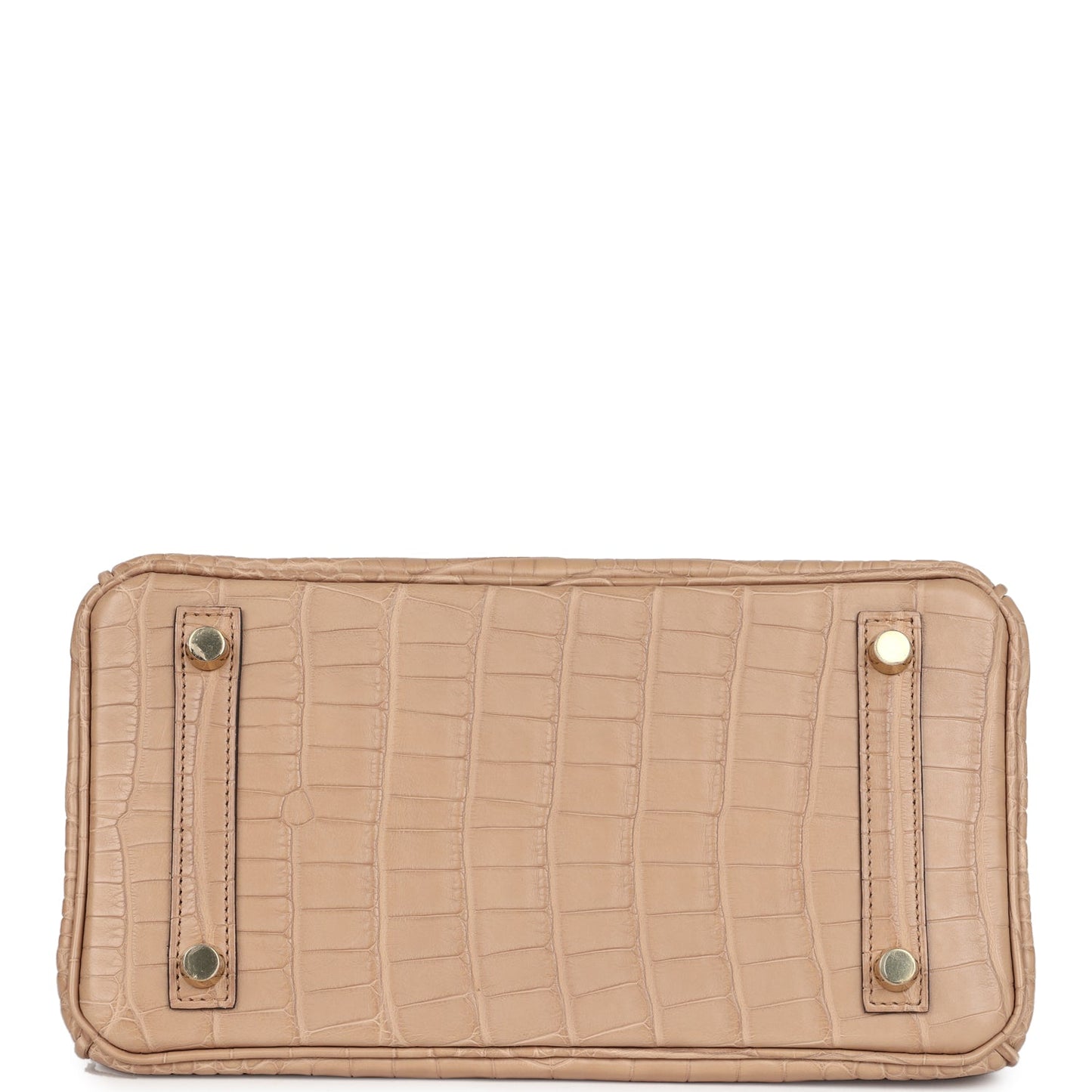 Hermes Birkin 25 Chai Matte Alligator Gold Hardware