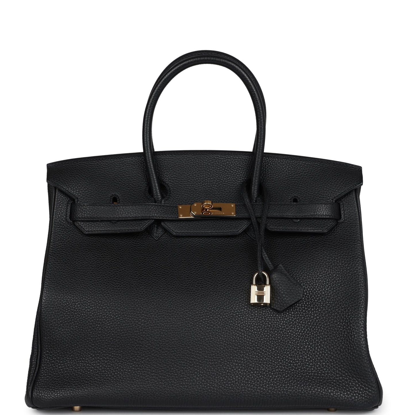 Hermes Birkin 35 Black Togo Gold Hardware