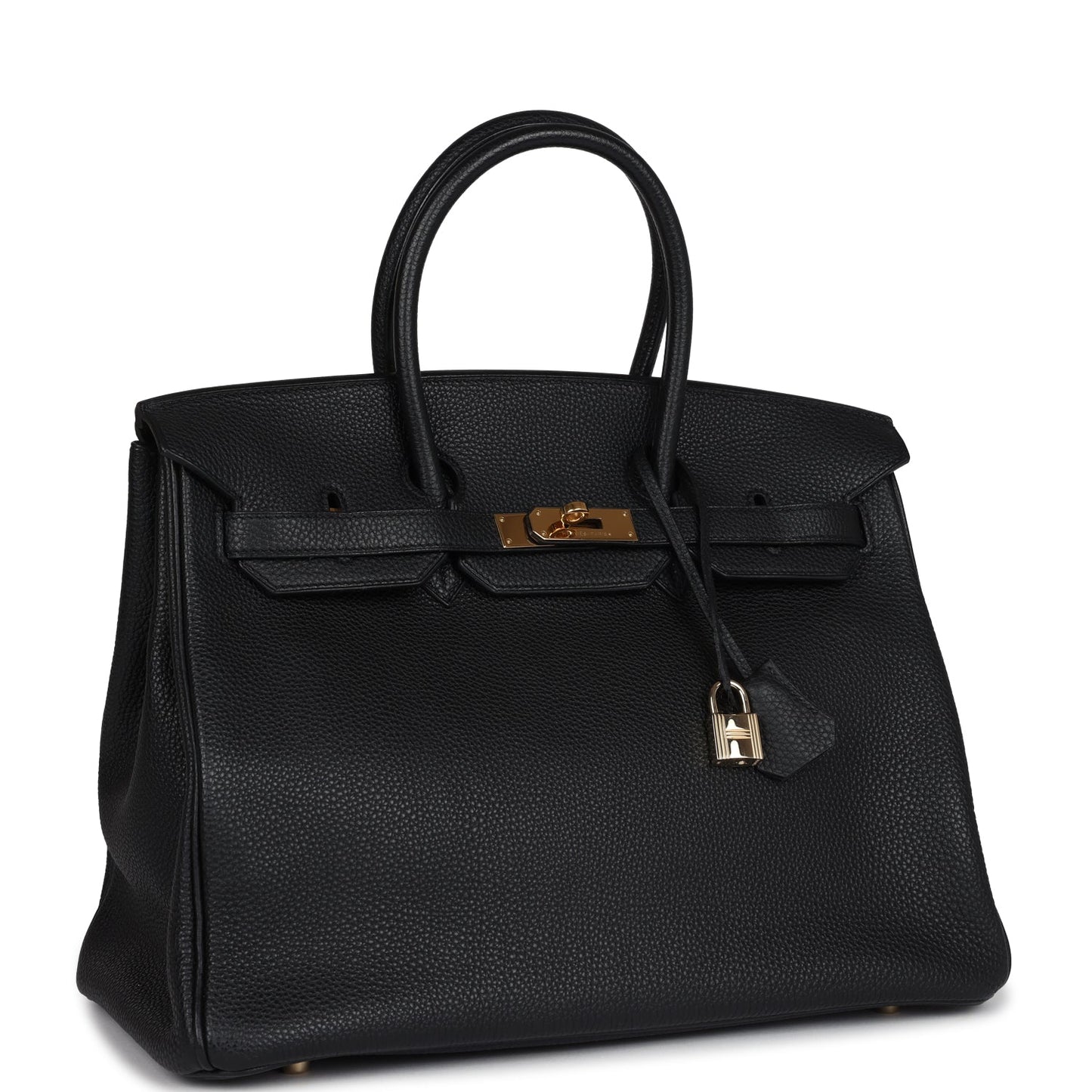 Hermes Birkin 35 Black Togo Gold Hardware