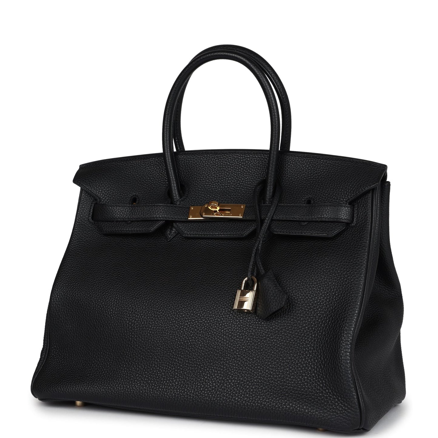 Hermes Birkin 35 Black Togo Gold Hardware