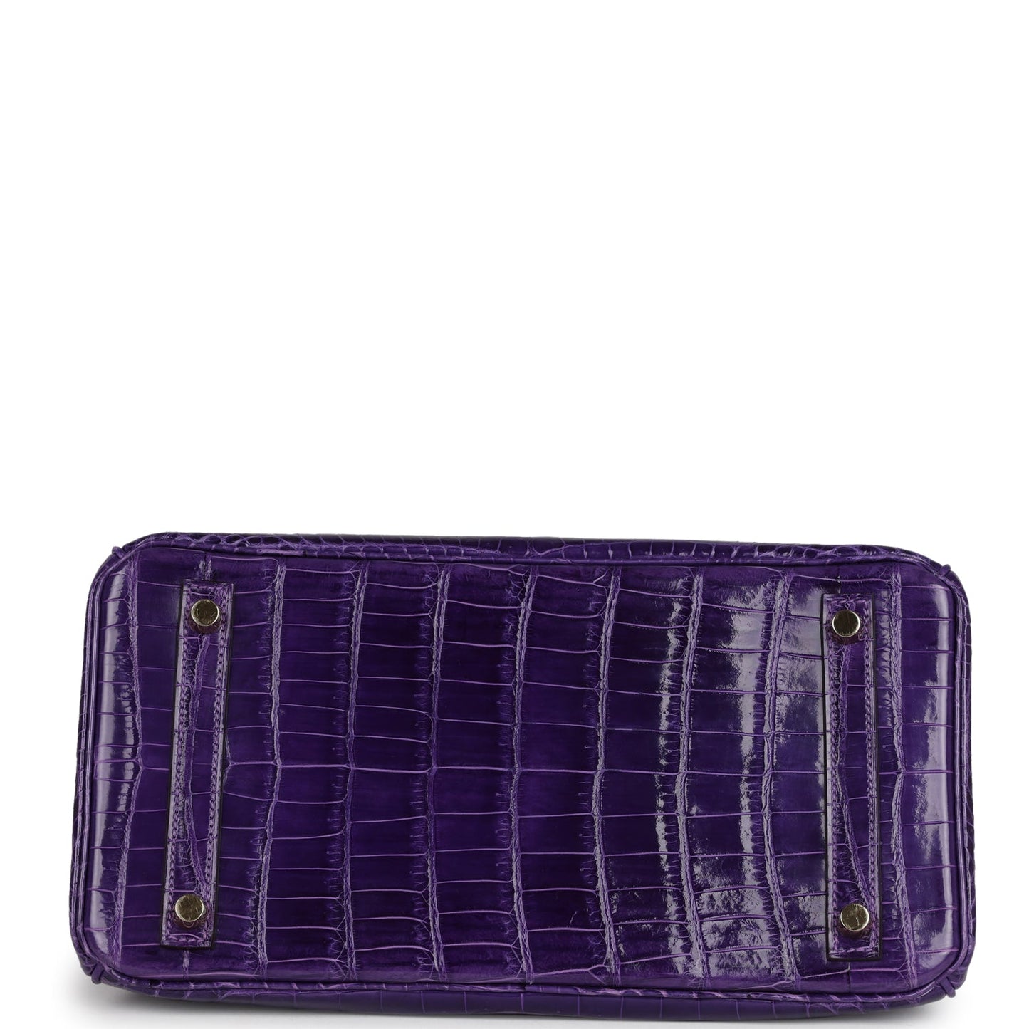 Hermes Birkin 30 Ultraviolet Shiny Niloticus Crocodile Gold Hardware