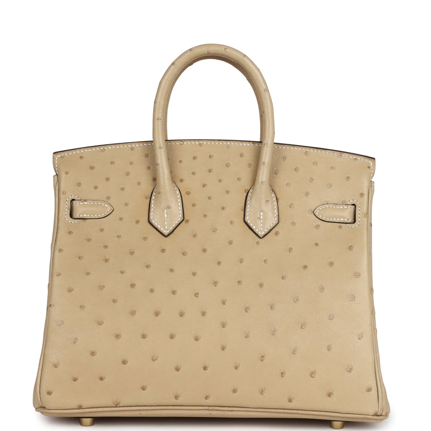 Hermes Birkin 25 Trench Ostrich Gold Hardware