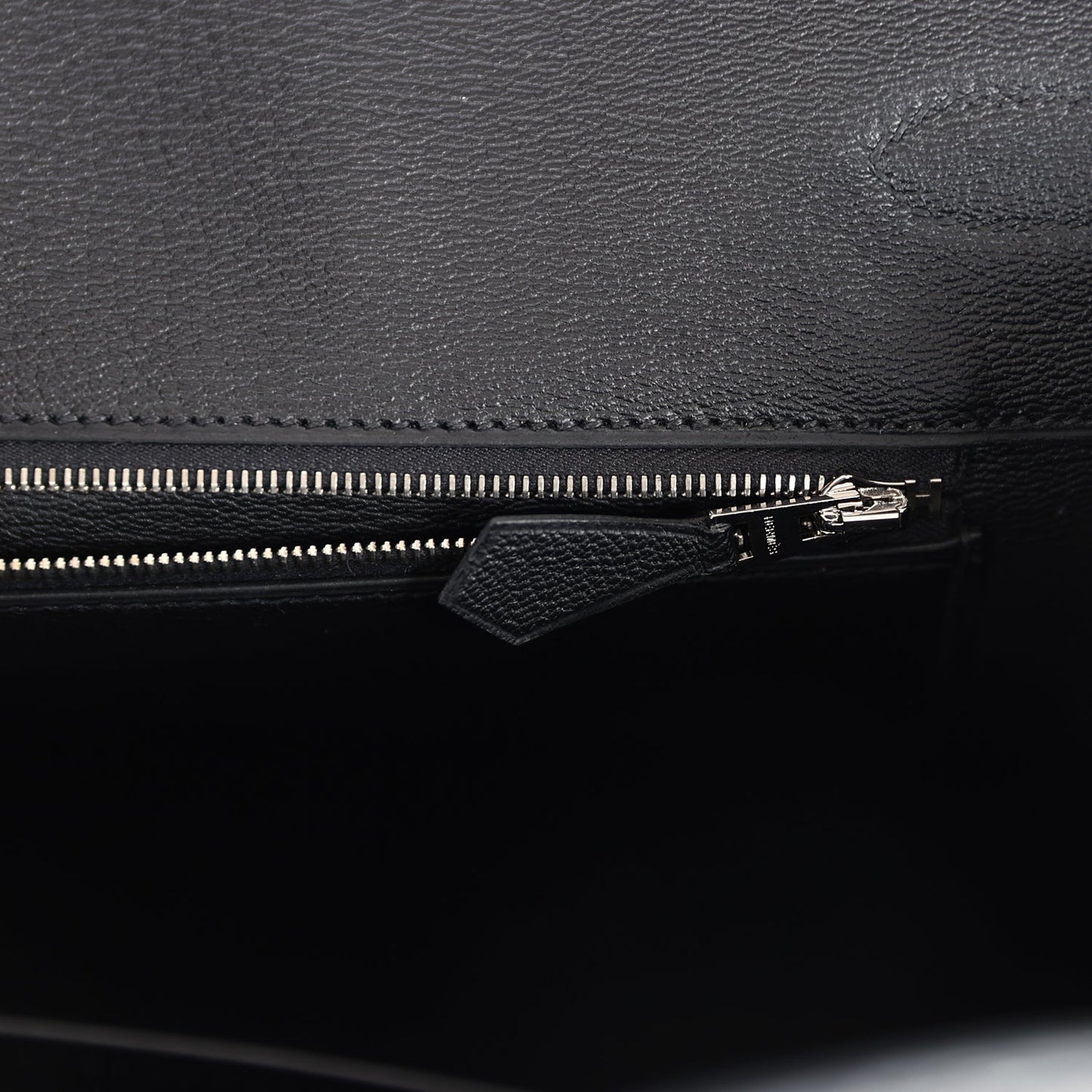 Hermes Birkin 35 Black Shiny Porosus Crocodile 18K White Gold Diamond Hardware