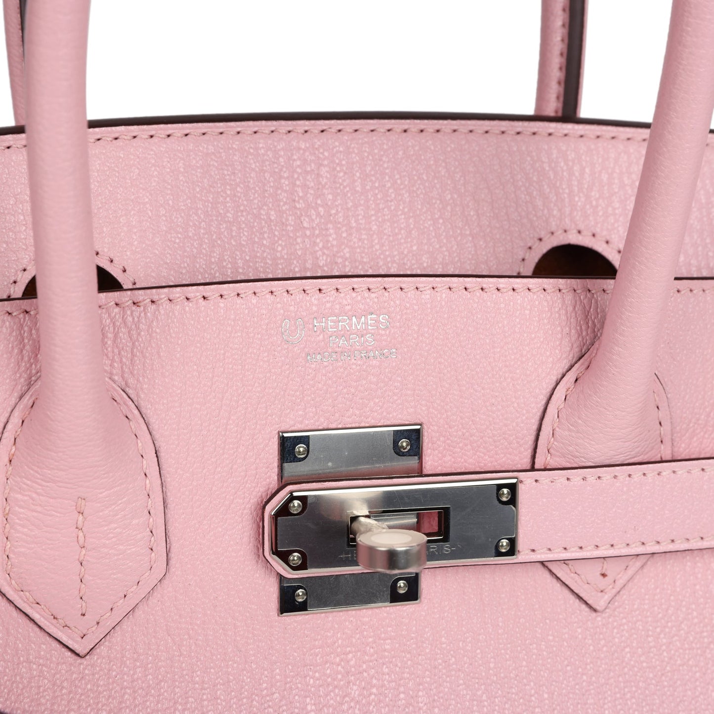 Hermes Special Order (HSS) Birkin 30 Rose Sakura Verso Chèvre Palladium Hardware