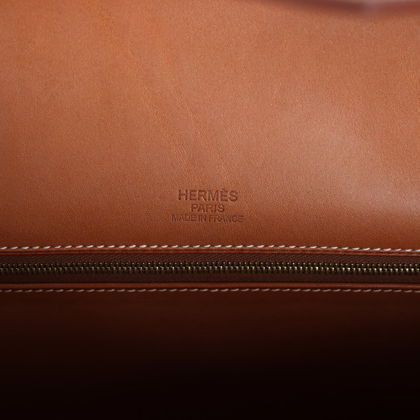 Hermes Birkin 35 Flag Ficelle and Paprika Toile H and Fauve Barenia Permabrass Hardware