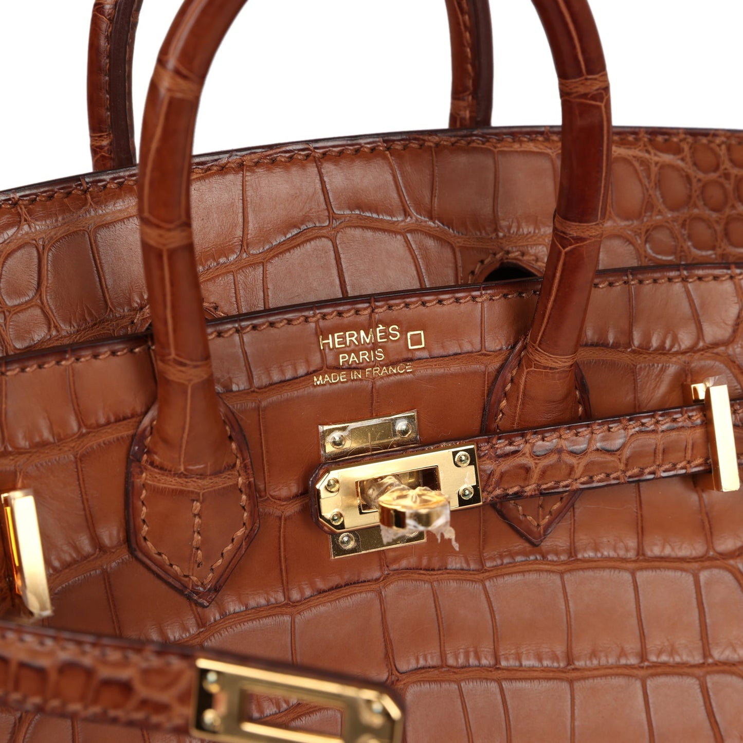 Hermes Birkin Sellier 20 Gold Matte Alligator Gold Hardware
