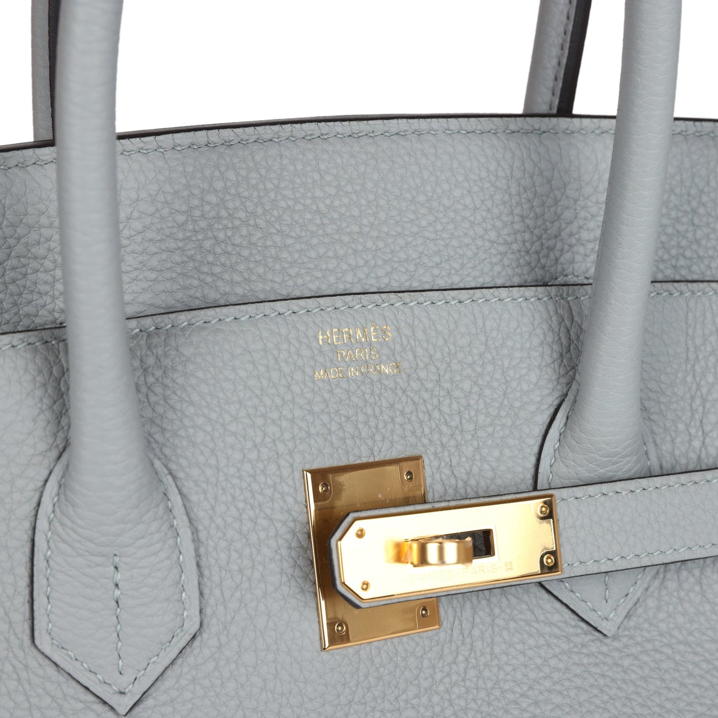 Hermes Birkin 35 Bleu Glacier Togo Gold Hardware
