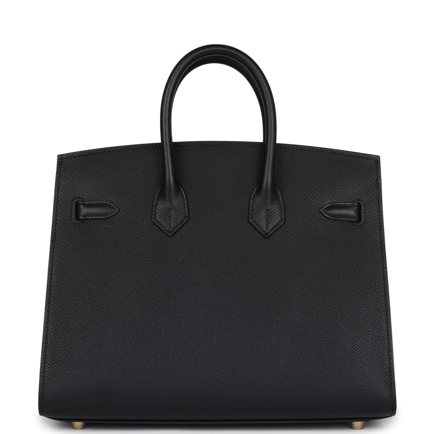 Hermes Birkin Sellier 25 Black Epsom Gold Hardware