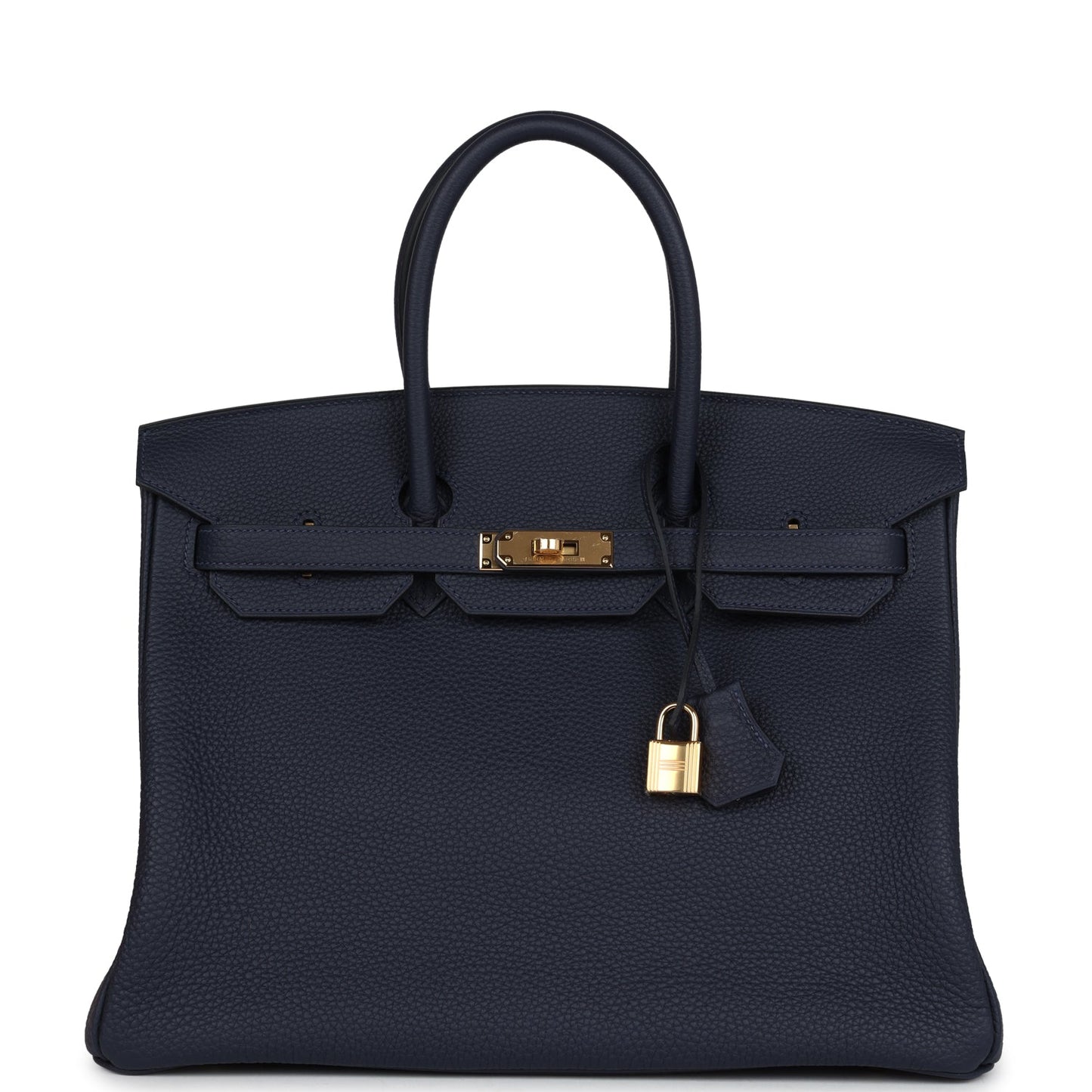 Hermes Birkin 35 Bleu Nuit Togo Gold Hardware