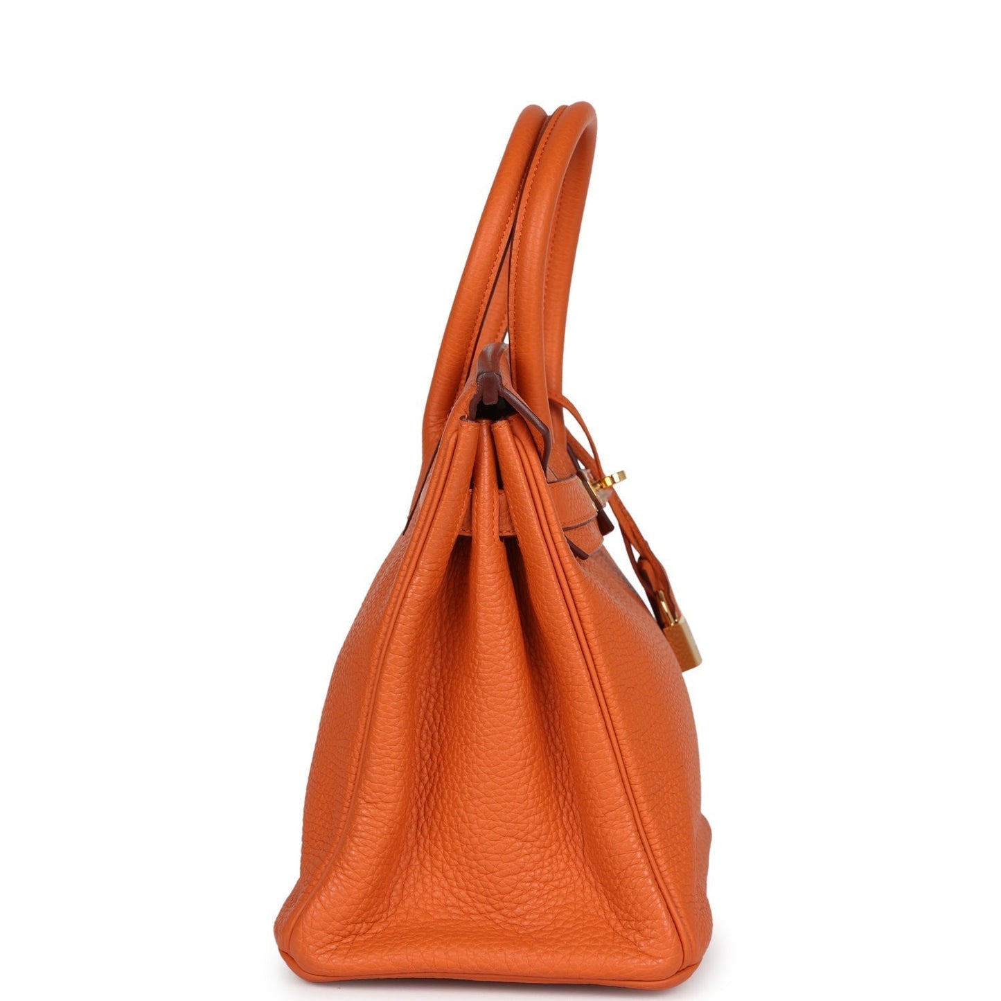 Hermes Birkin 30 Orange Togo Gold Hardware